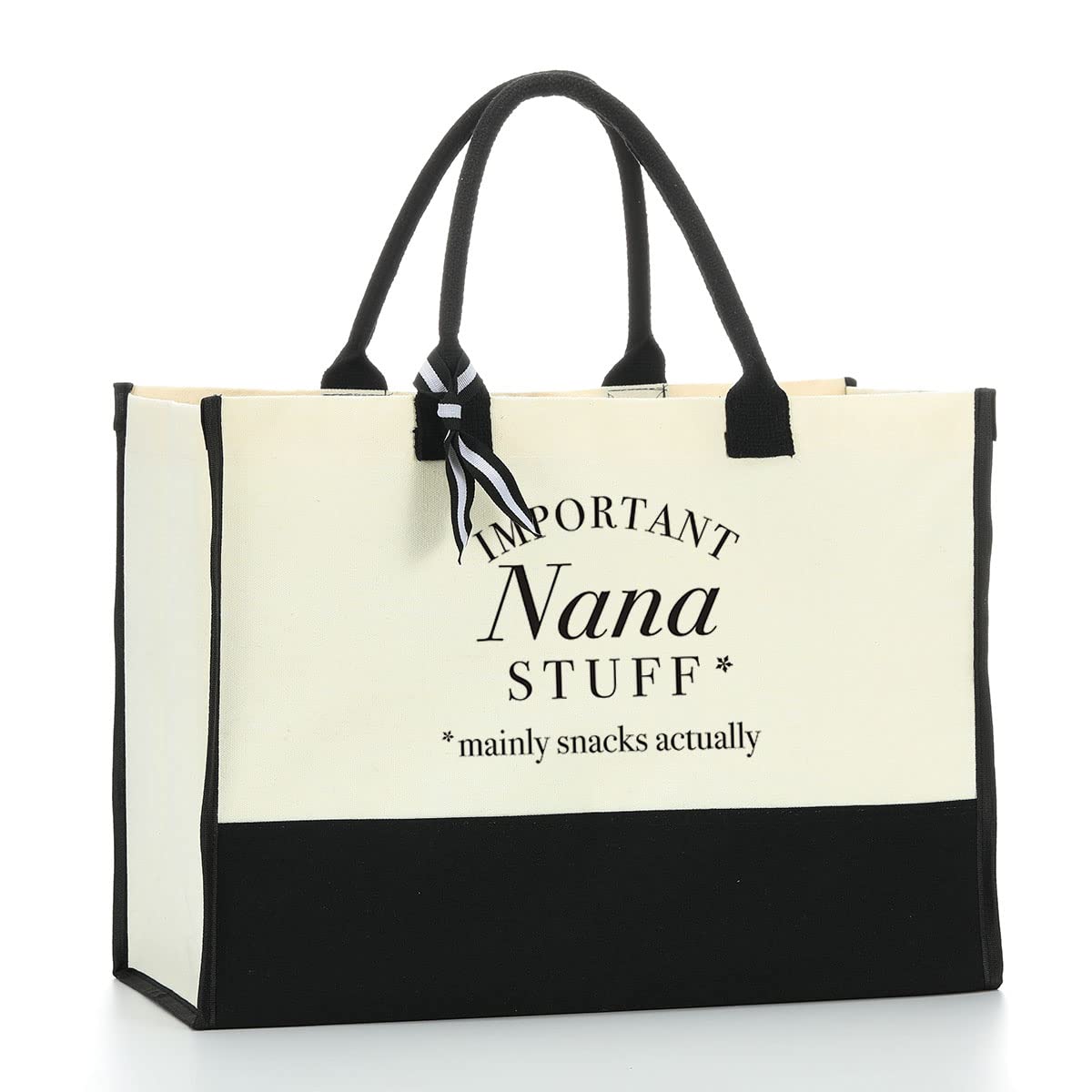 Nana Tote Bag For Women Personalized Beach Bag Waterproof Canvas Bag Inspirational Nana Gifts For Women Grandma Nana Grandmother