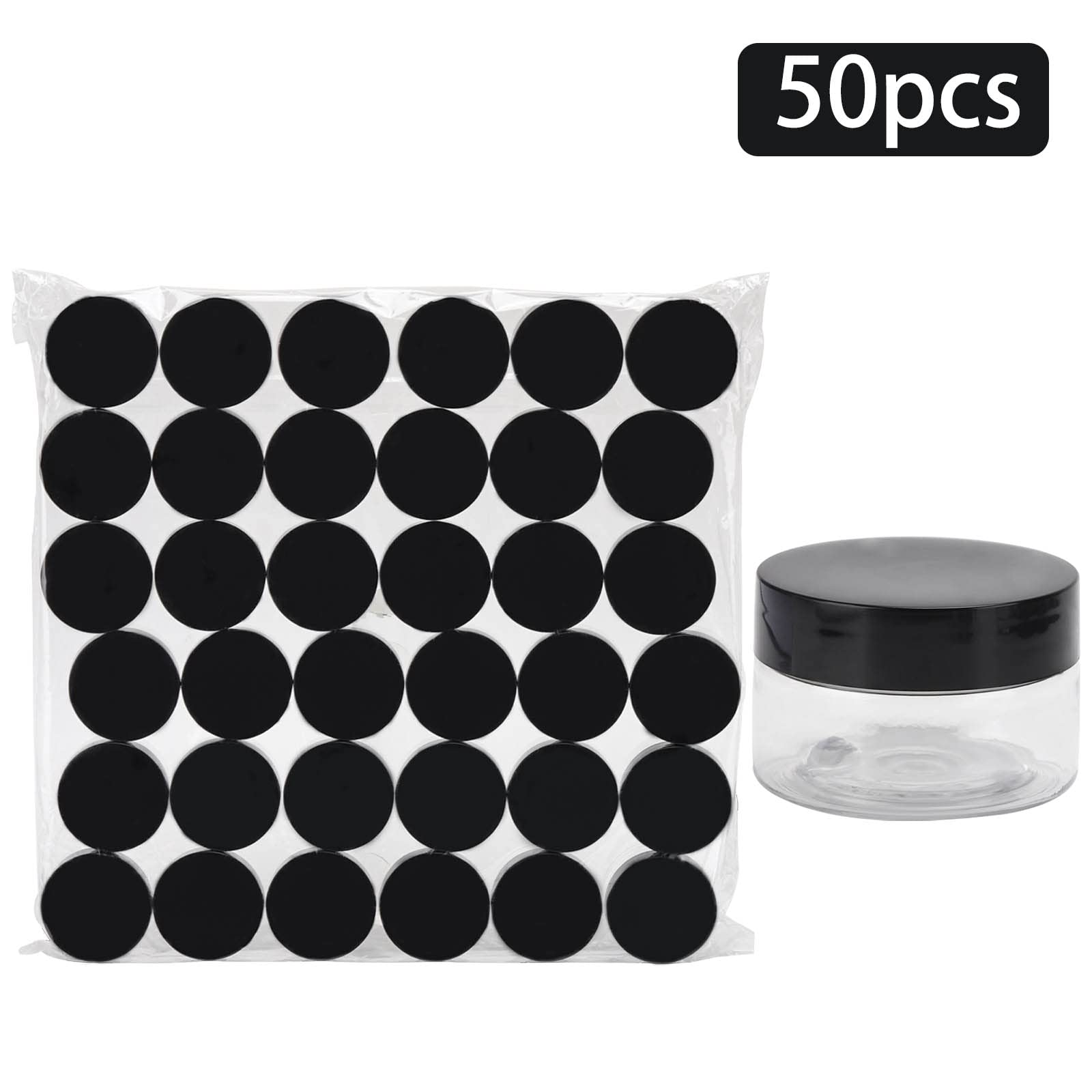 50 Count 1Oz Cosmetic Containers With Lids Bpa Free Plastic Sample Containers Empty Makeup Containers Refillable Cosmetic Jars L