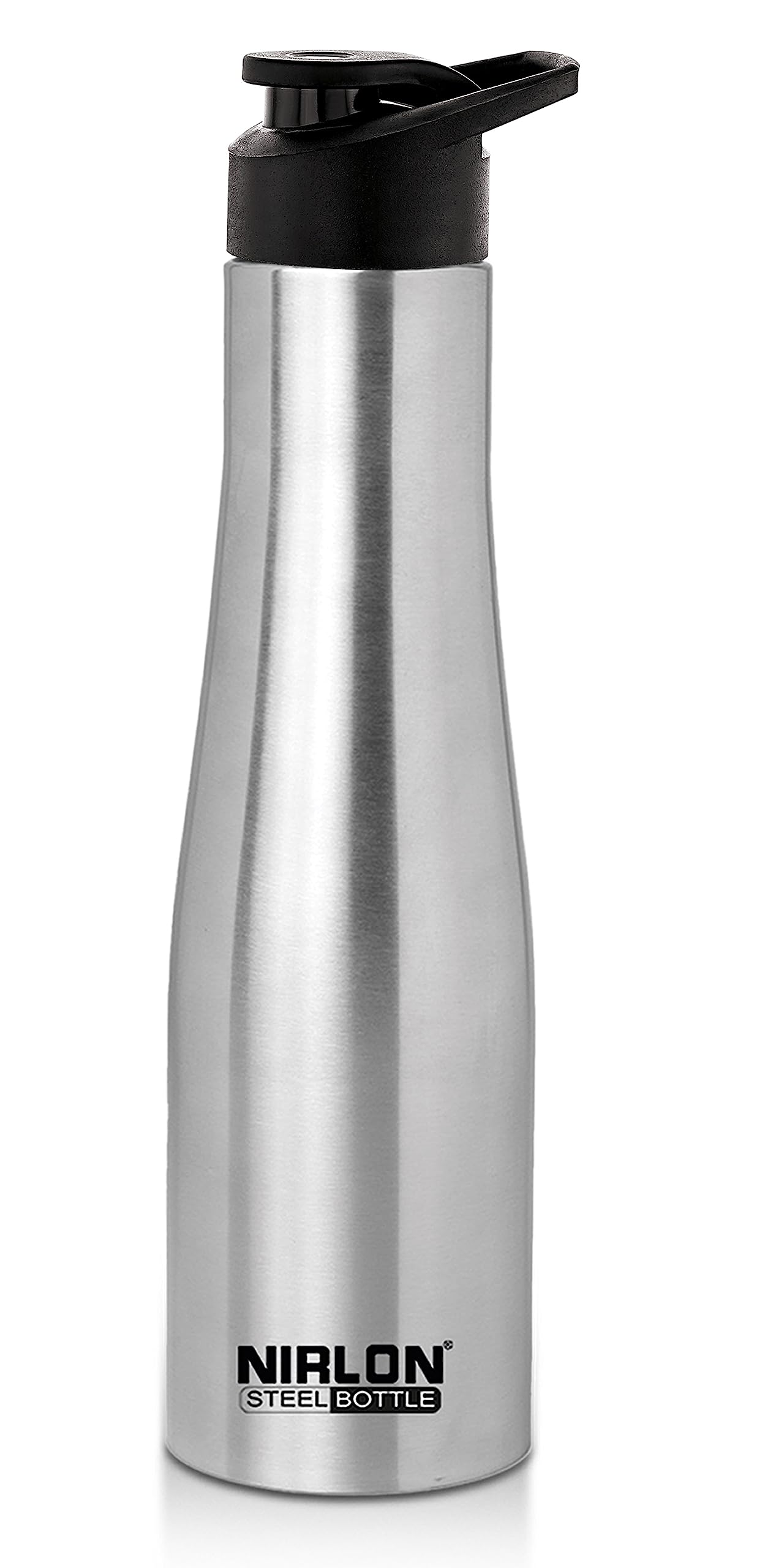 Nirlon Tall Bell Single Wall Stainless Steel Water Bottle 1000Ml, Water Bottles For Fridge, School,Gym,Home,Office,Boys, Girls, 