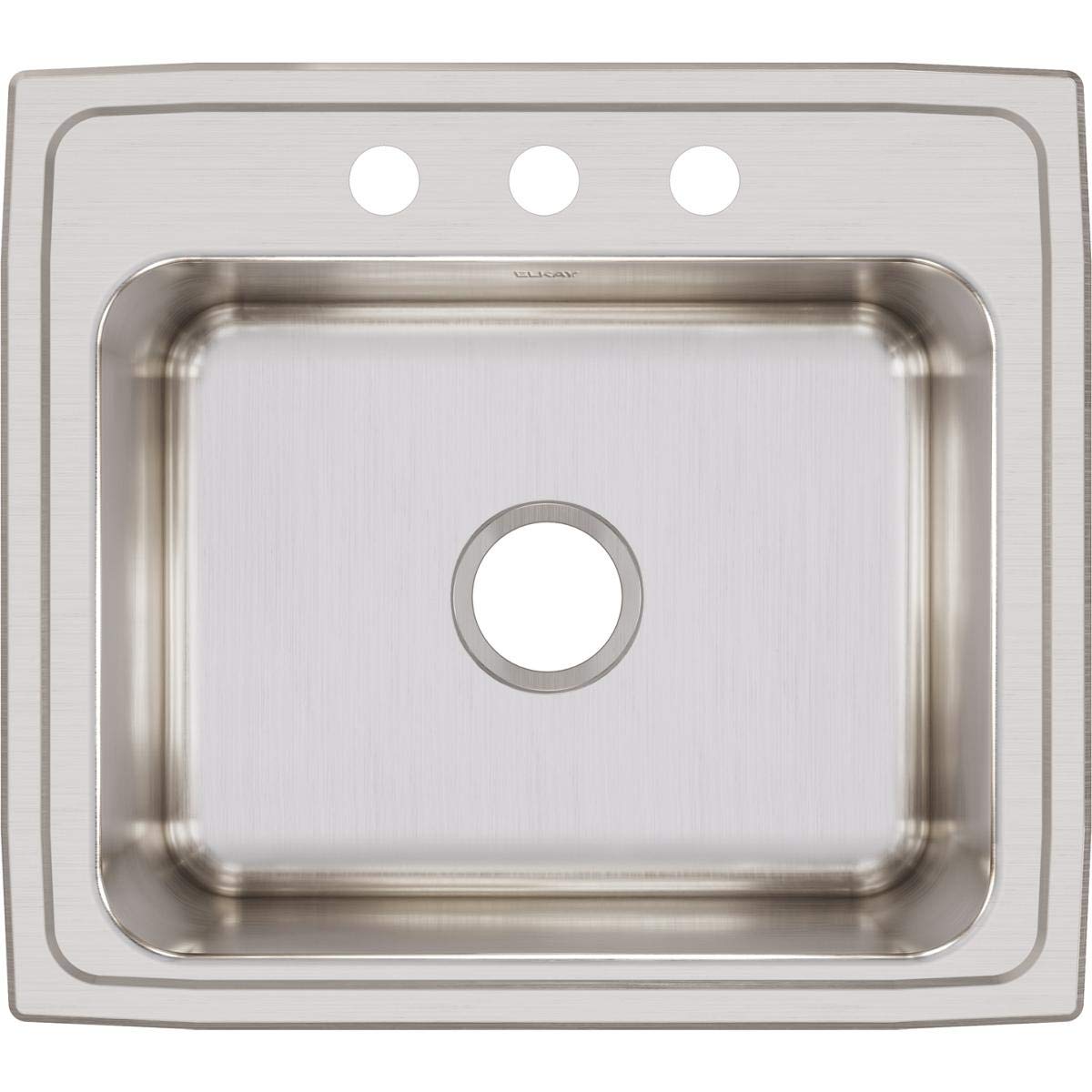 Elkay Lustertone Classic Stainless Steel 22'' x 19-1/2'' x 10-1/8''  Single Bowl Drop-in Sink