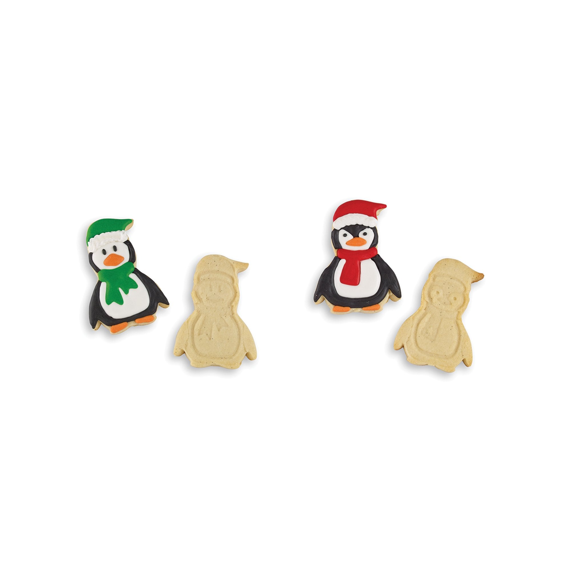 Bakelicious Christmas Penguin 3-In-1 Flip & Stamp Cookie Cutter