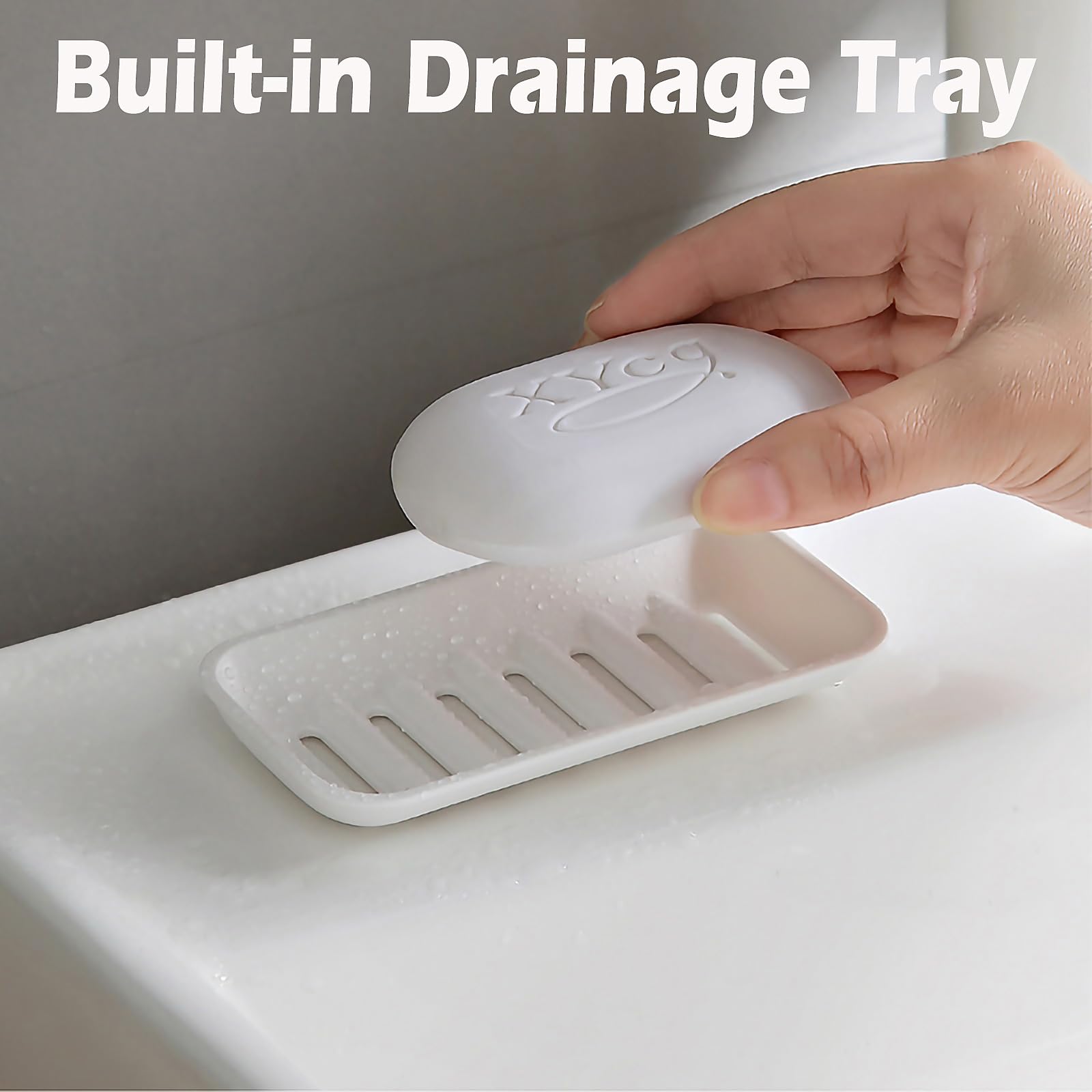 Aidimming Travel Soap Case, Leakproof Soap Container With Lid, Portable Bar Soap Holder For Traveling, Soap Box For Bathroom, Sh