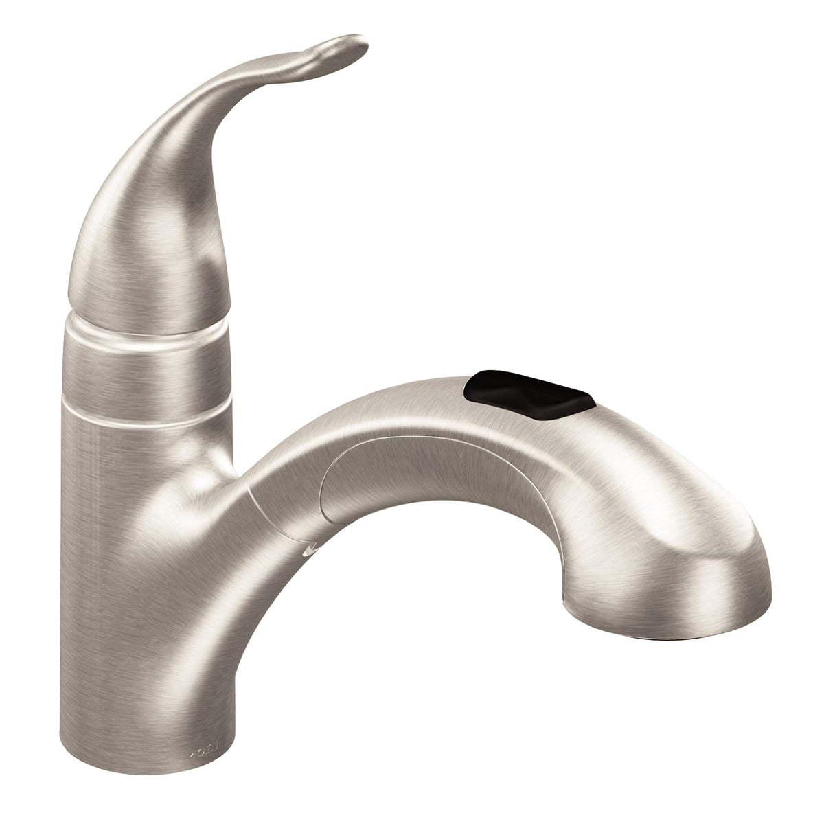 Moen Integra Spot Resist Stainless One-Handle Pullout Kitchen Or Laundry Faucet Featuring Power Clean With Optional Deckplate, 6