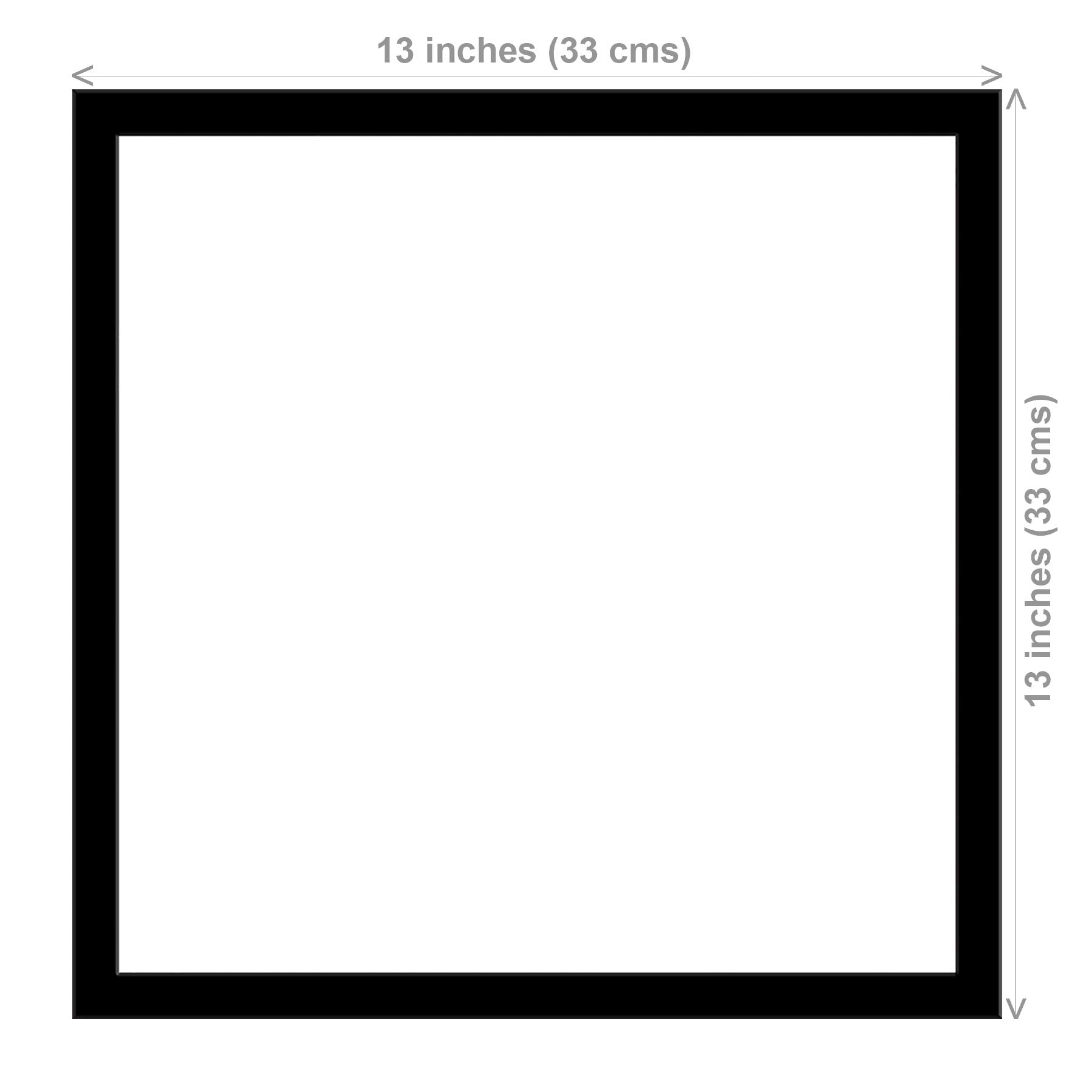 BOXD Digital Illustration of A Space Scene Painting Poster Black Frame 13 X 13Inch