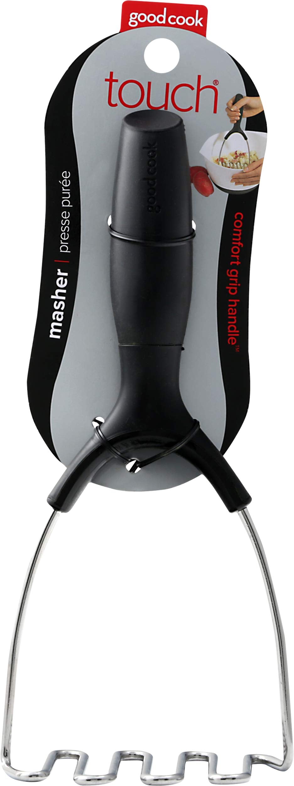 Bradshaw International 20442 Touch, Stainless Steel, Masher