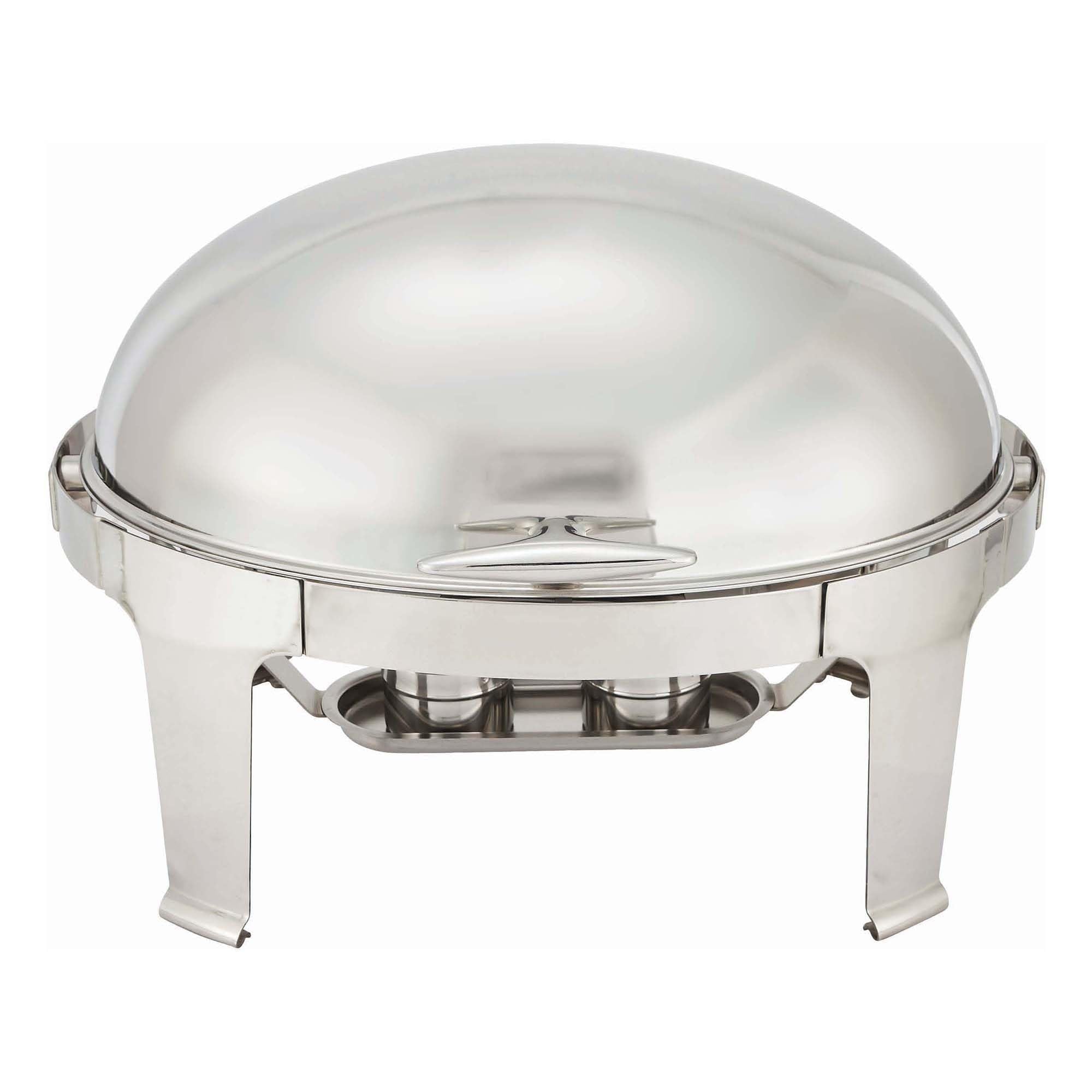 Winco Oval Roll Top Chafer, 8-Quart