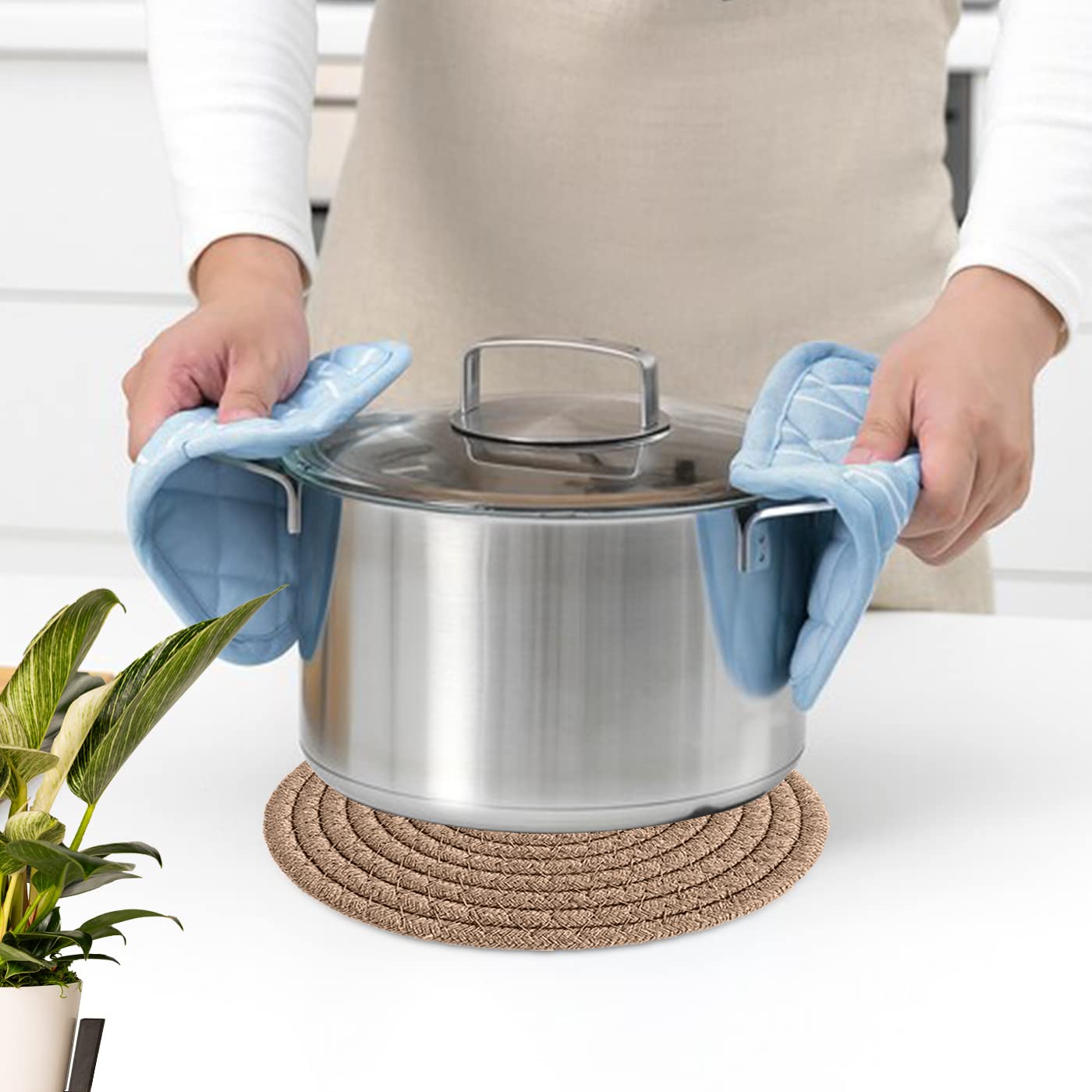 Avalon Kitchen Pot Holders Trivets For Hot Dishes Hot Pads For Kitchen Trivets For Hot Pots And Pans - Cotton Hot Pads Stylish L