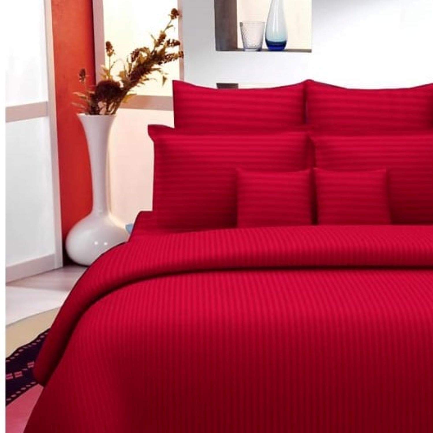 Laying Style Super Soft Glace Cotton Microfiber 350Tc Ac Comforter Double Bed Blanket/Duvet/Dohar For All Weather/Set Of 1 Comfo