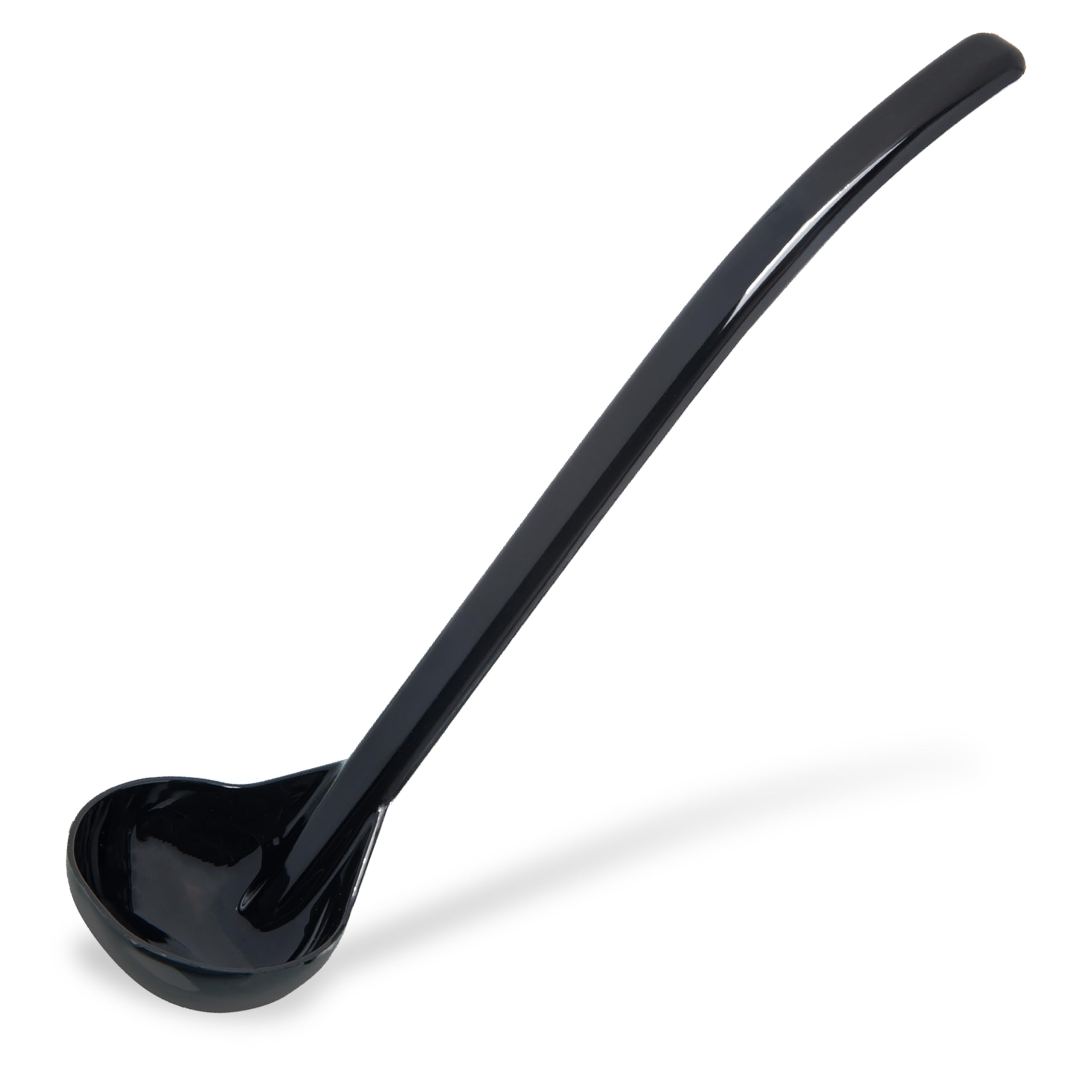 CFS 029503 Carly Plastic Dressing/Serving Ladle, 0.45 oz., Black