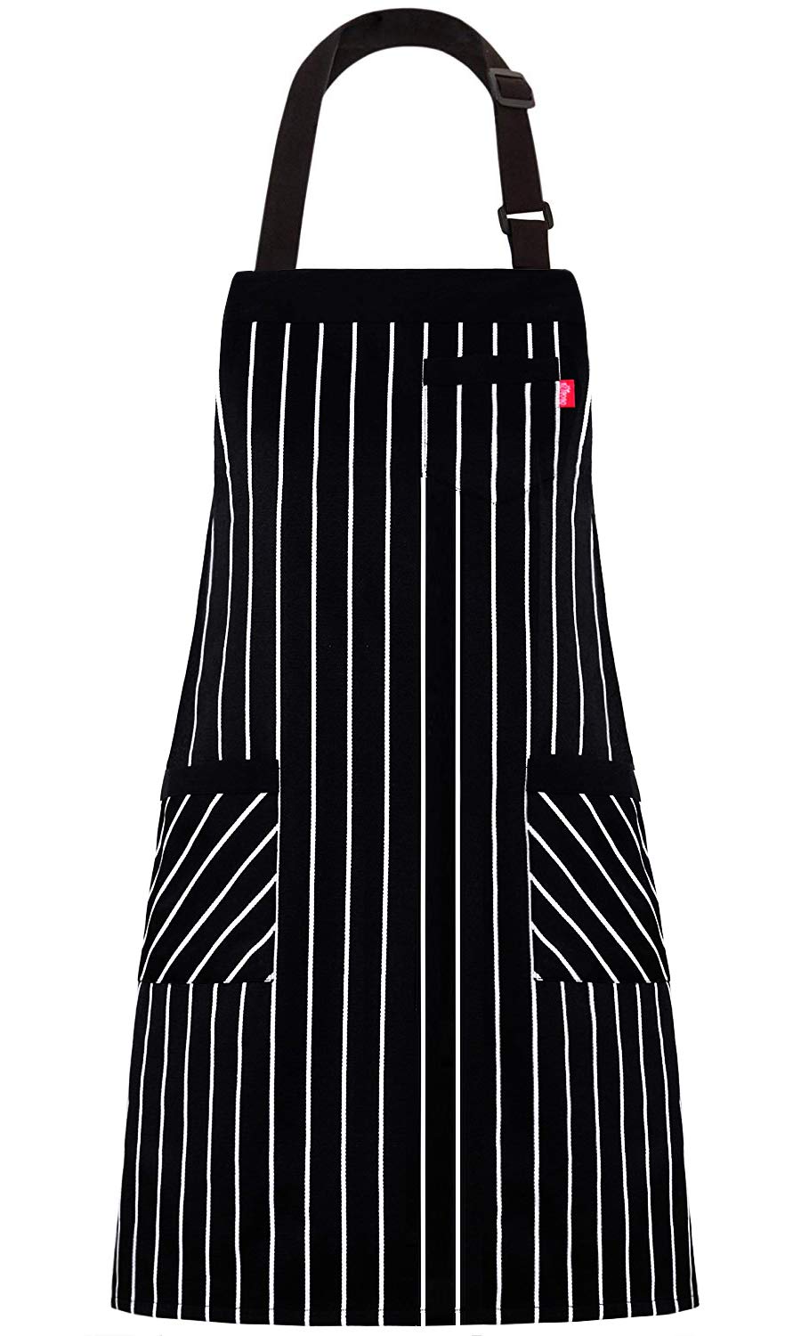 Alipobo Aprons For Women And Men, Kitchen Chef Apron With 3 Pockets And 40'' Long Ties, Adjustable Bib Apron For Cooking, Servin