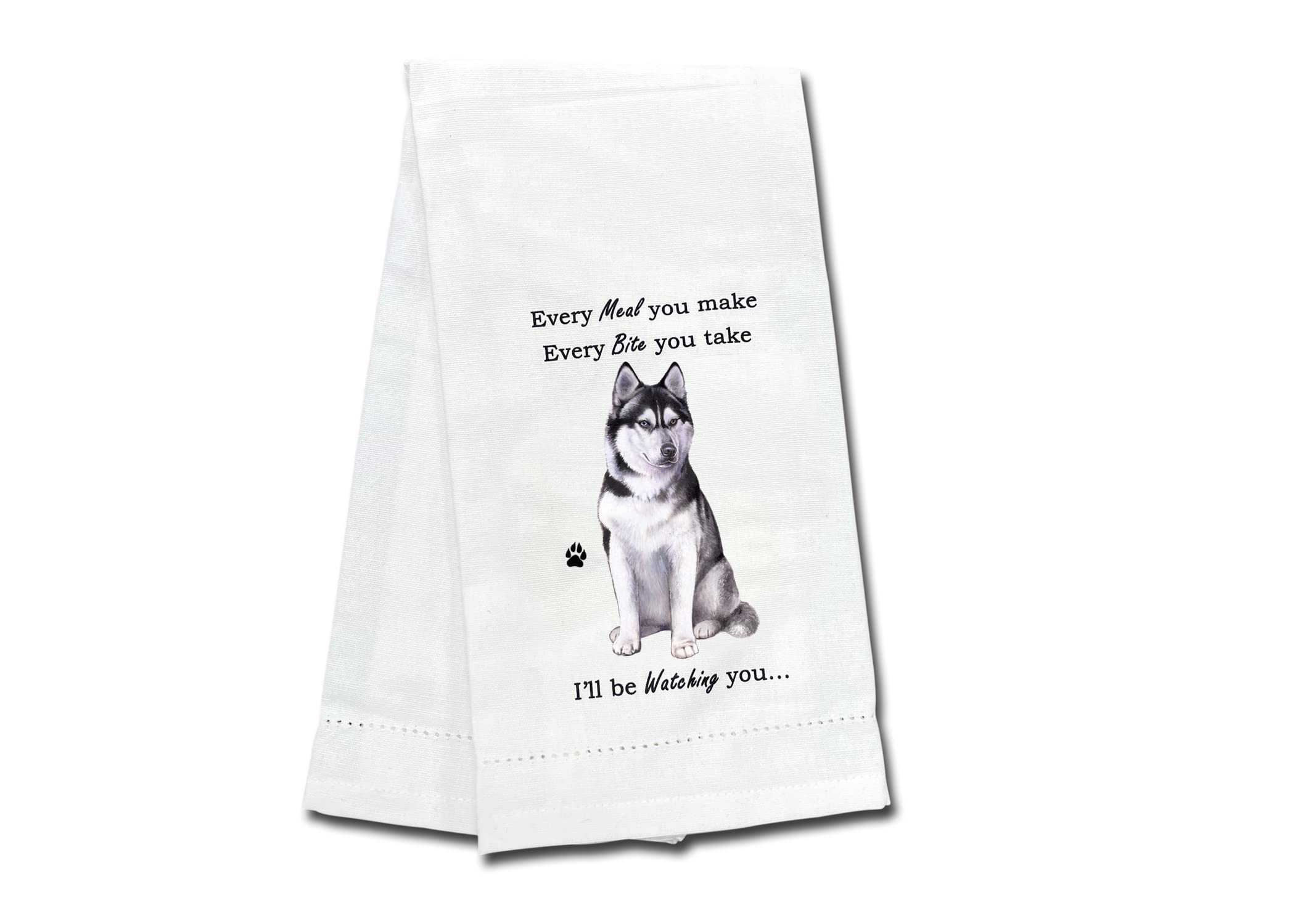 Siberian Husky Kitchen Towel - Soft Highly Absorbent - Siberian Husky Gifts - Dish Towels For Washing Dishes - Tea Towels - Reus
