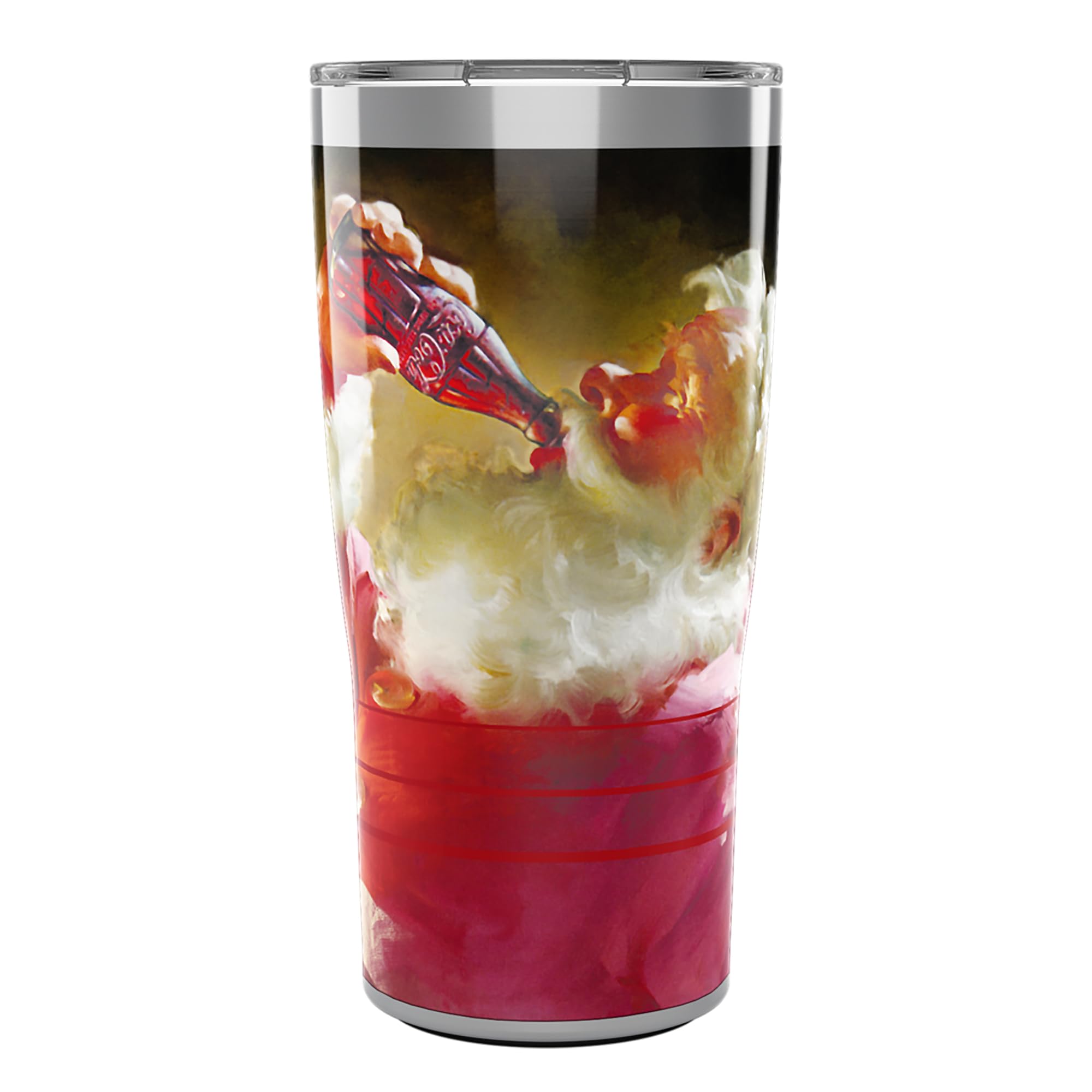 Tervis Traveler Coke Coca-Cola Santa Claus Christmas Holiday Triple Walled Insulated Tumbler Travel Cup Keeps Drinks Cold & Hot,