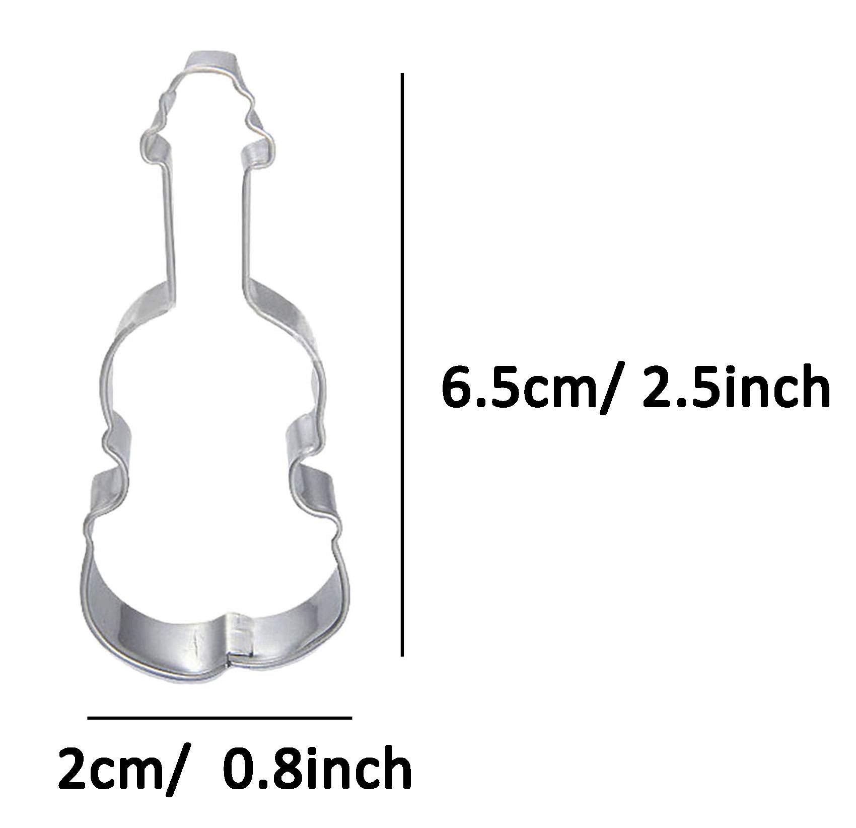 Zdywy Mini Violin Shaped Cookie Cutter