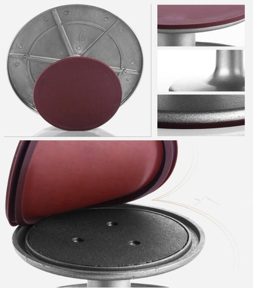 Evwoge Cake Stand, Rotating Cake Decorating Stand Revolving Pottery Stand Turntable With Ball Bearings Diameter Heavy Duty 12 In