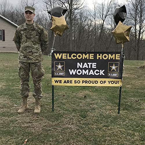 Milweb1 - Welcome Home U.S. Army/United States Military Customizable - Vinyl Banner, Sign, Print, Poster (4'X8')