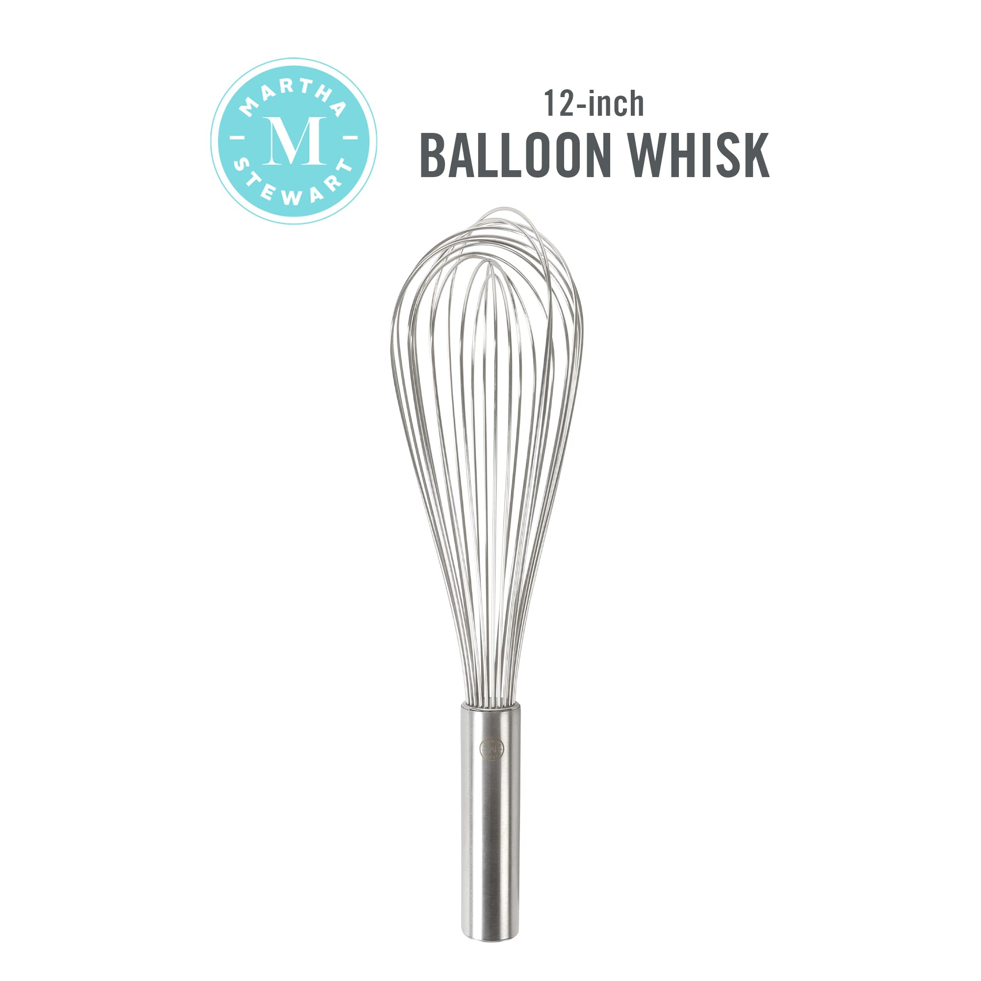 Martha Stewart Richburn 12'' Stainless Steel Balloon Whisk - Satin Finish (Pack Of 1)