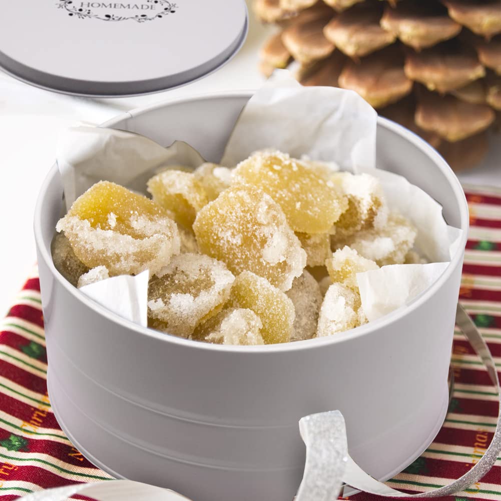 Brightalk 3 Container Cake Cookie Tin Set, Homemade Baked Good Storage Nesting Container Set