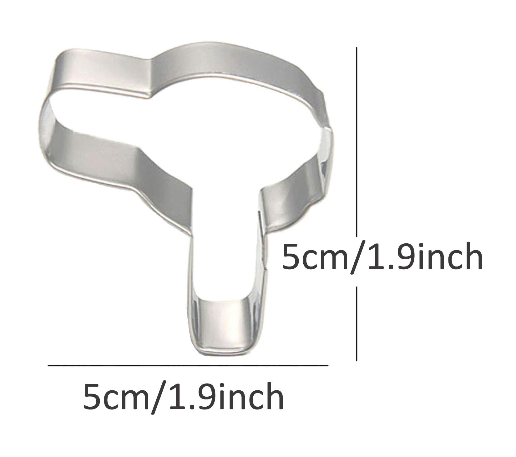 Wjsyshop Mini Hair Dryer Shape Cookie Cutter - Small Size