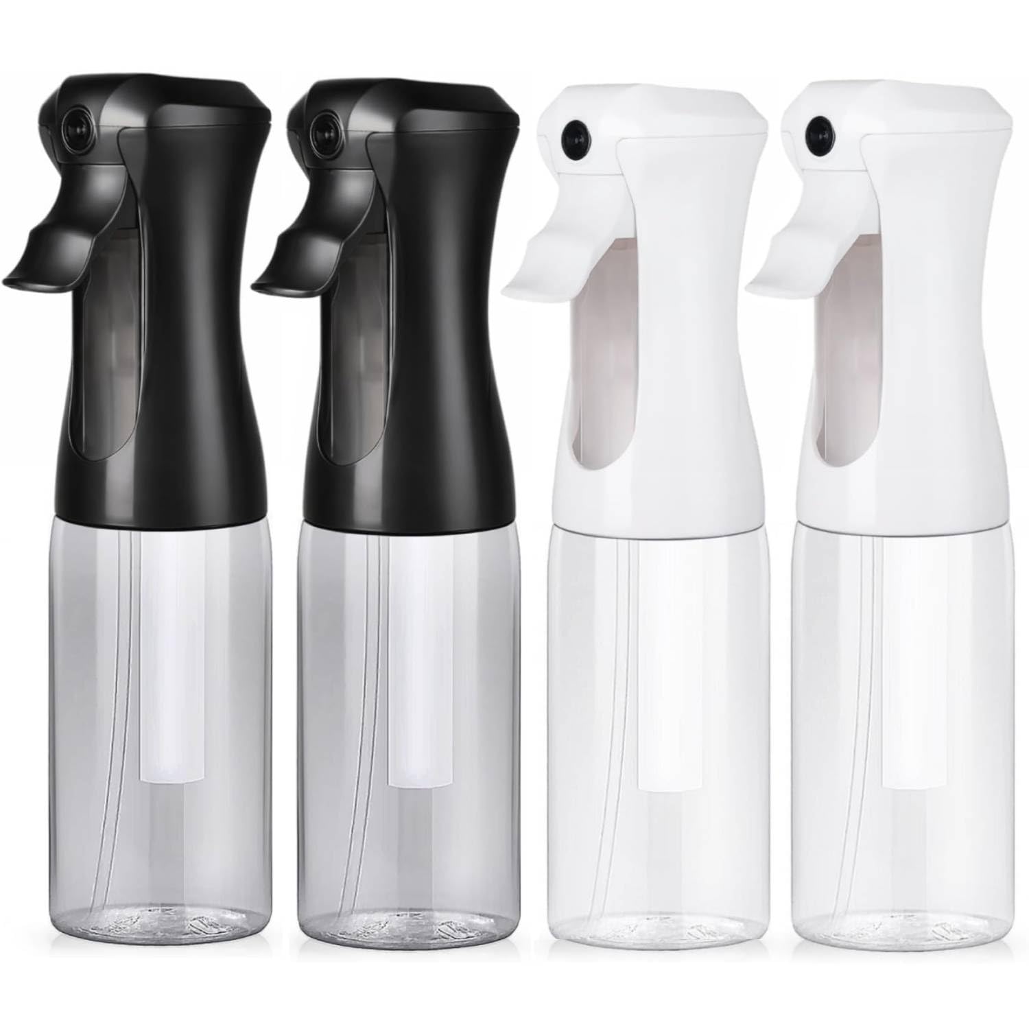 VIGOR PATH 200ml Continuous Mist Spray Bottle for Hair and Skin Care 4 Pack