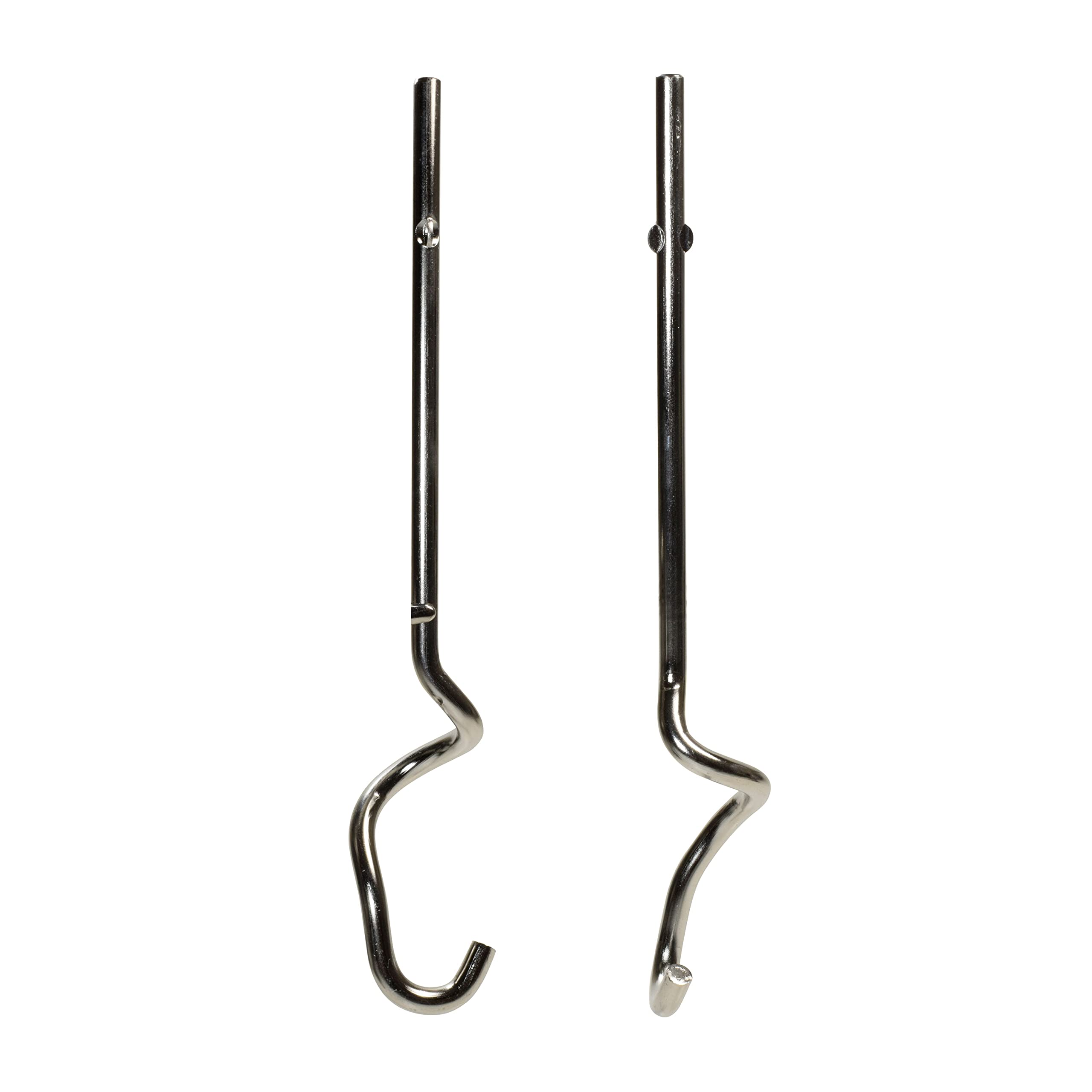 Univen Stainless Steel Dough Hooks Compatible With Kitchenaid Hand Mixers Khm2Dh