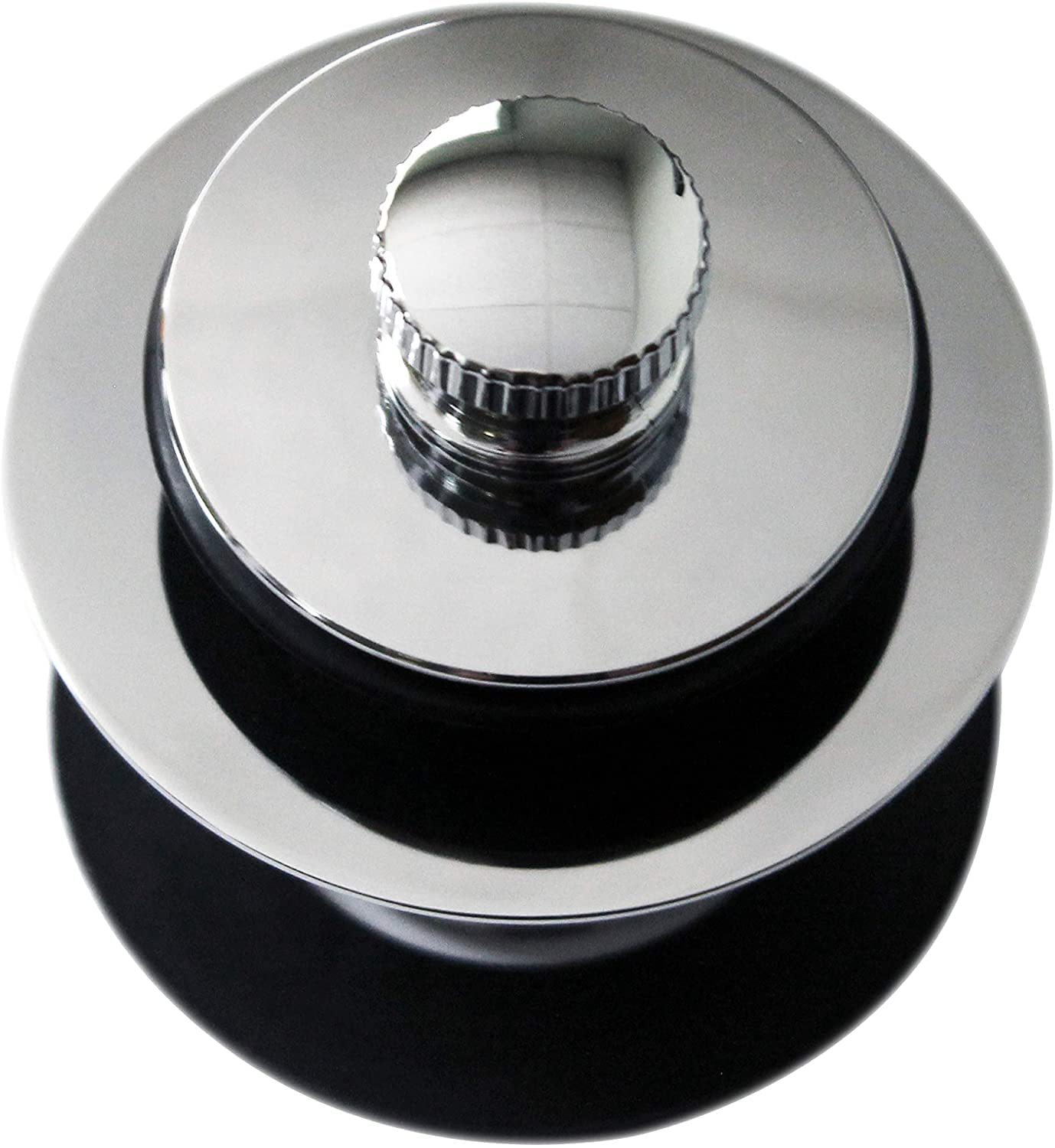 Westbrass 1-1/2'' Npsm (1-7/8''-11.5 Unc-2A) Coarse Thread Twist & Close Bath Drain Plug, Chrome, 79438Cp-Z