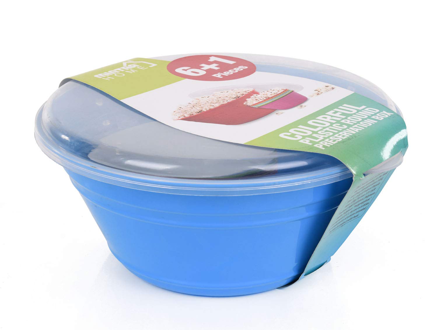 Mintra Home Snack Bowls (Popcorn Bowl Set, Red)
