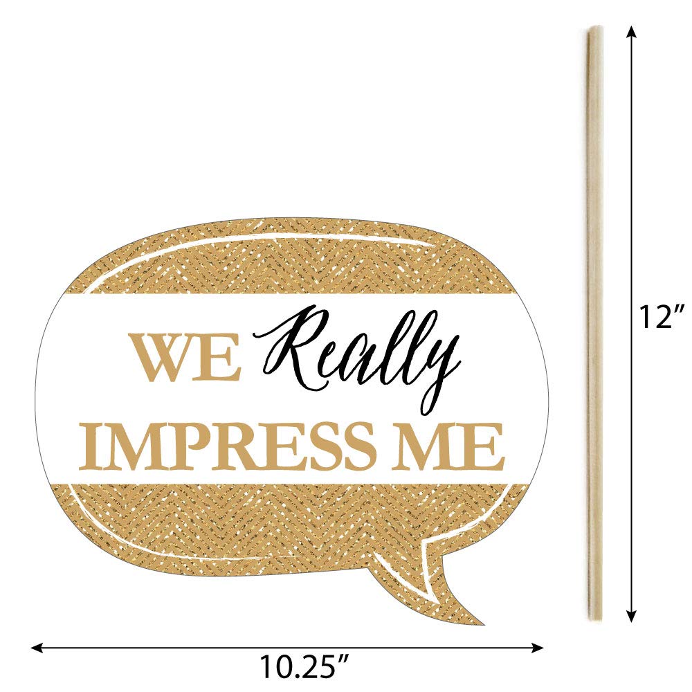 Funny We Still Do - 50Th Wedding Anniversary - Anniversary Party Photo Booth Props Kit - 10 Piece