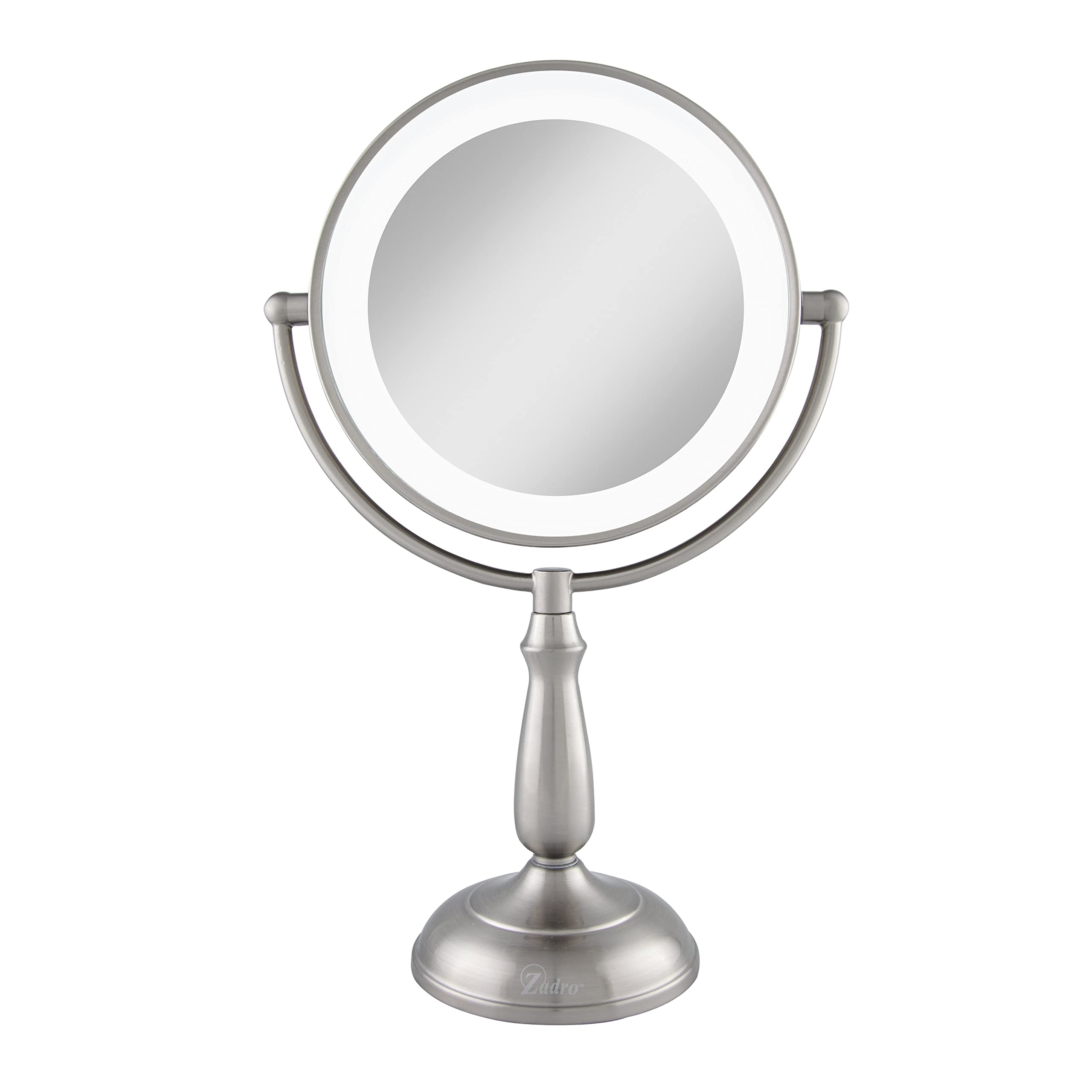 Zadro 11 Makeup Mirror with Lights and Magnification Dimmable Touch LED Lighted Makeup Mirror with Magnification