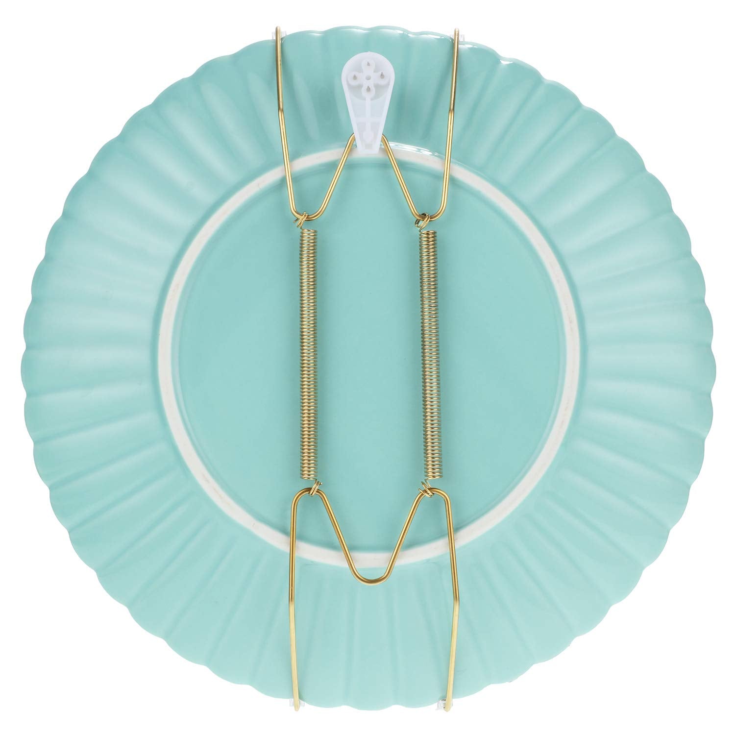12 Pieces Invisible Plate Hangers Wall Plate Hangers Stainless Steel Decorative Wire Plate Hangers Holders In Various Sizes With