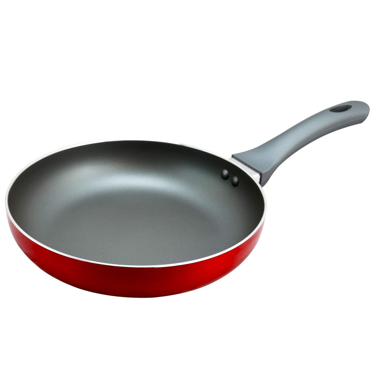 Oster Herscher 9.5 Non-Stick Aluminum Fry Pan, Translucent Red