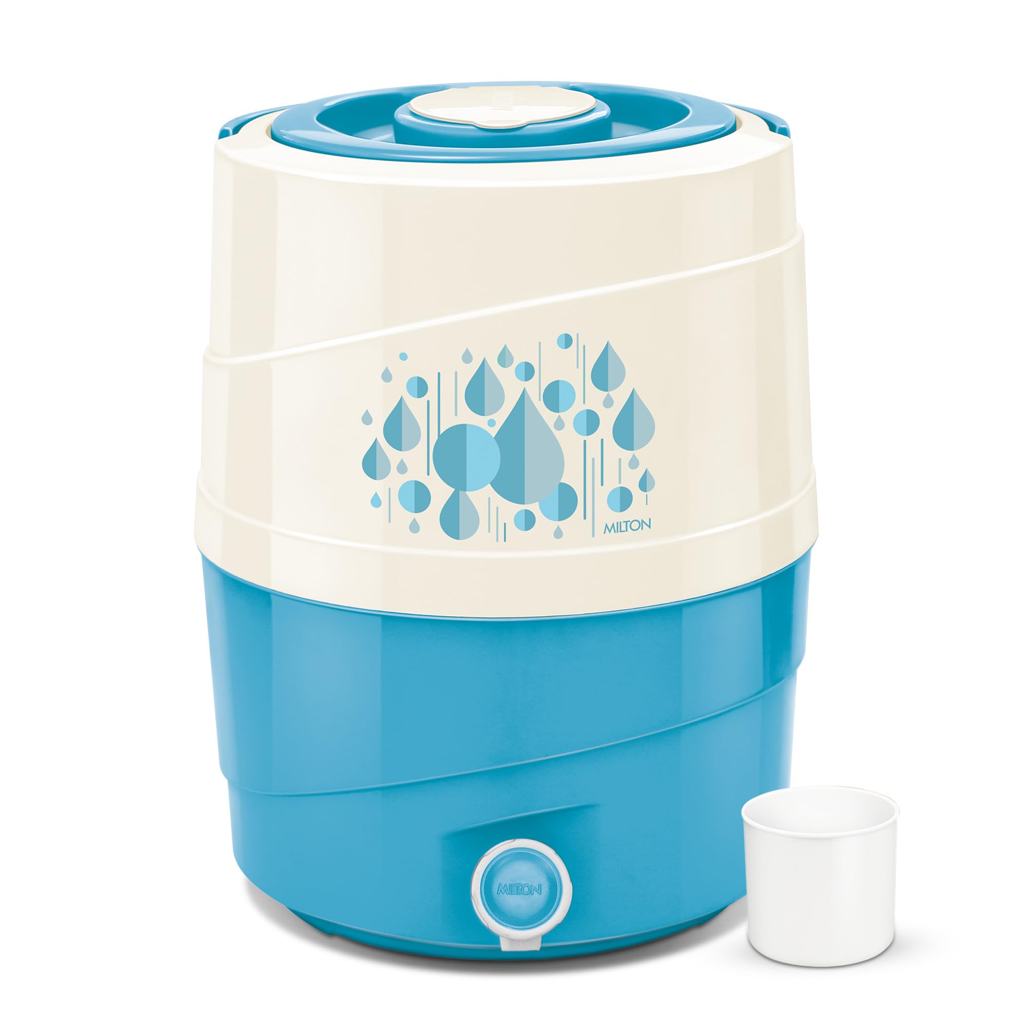 Milton Kool Rover 22 Water Jug Pu Insulated, 19 Litres, Bpa Free, Leak Proof & Portable Jug, Sturdy Handles, Ideal For Travel, P