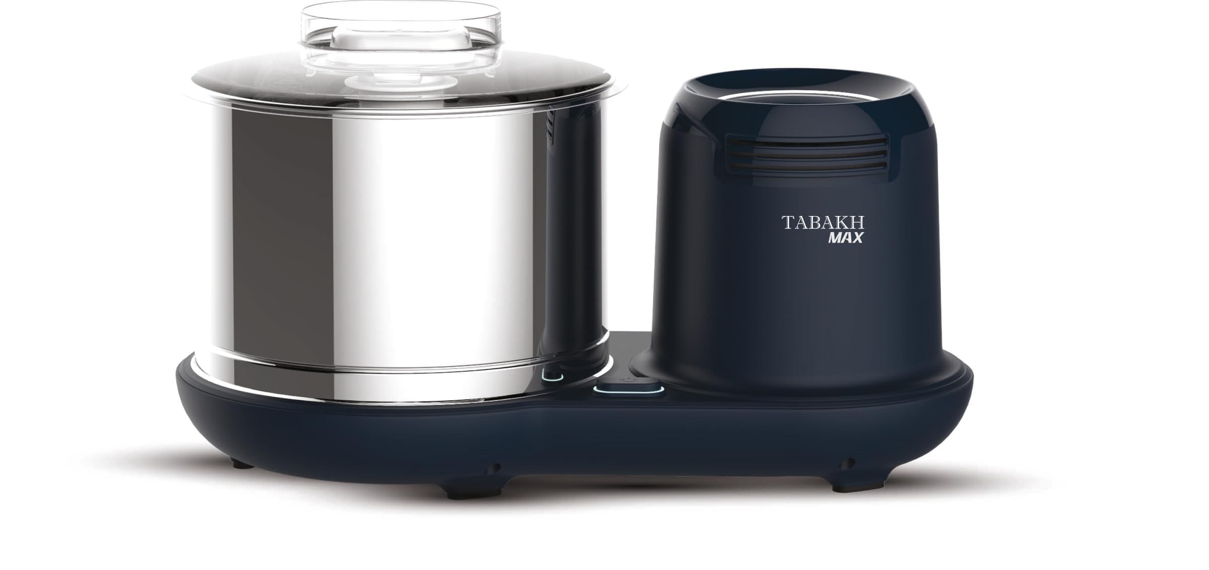 Tabakh Max 2-Liter Stone Wet Grinder With Atta Kneader & Coconut Scraper, 110V, Gray