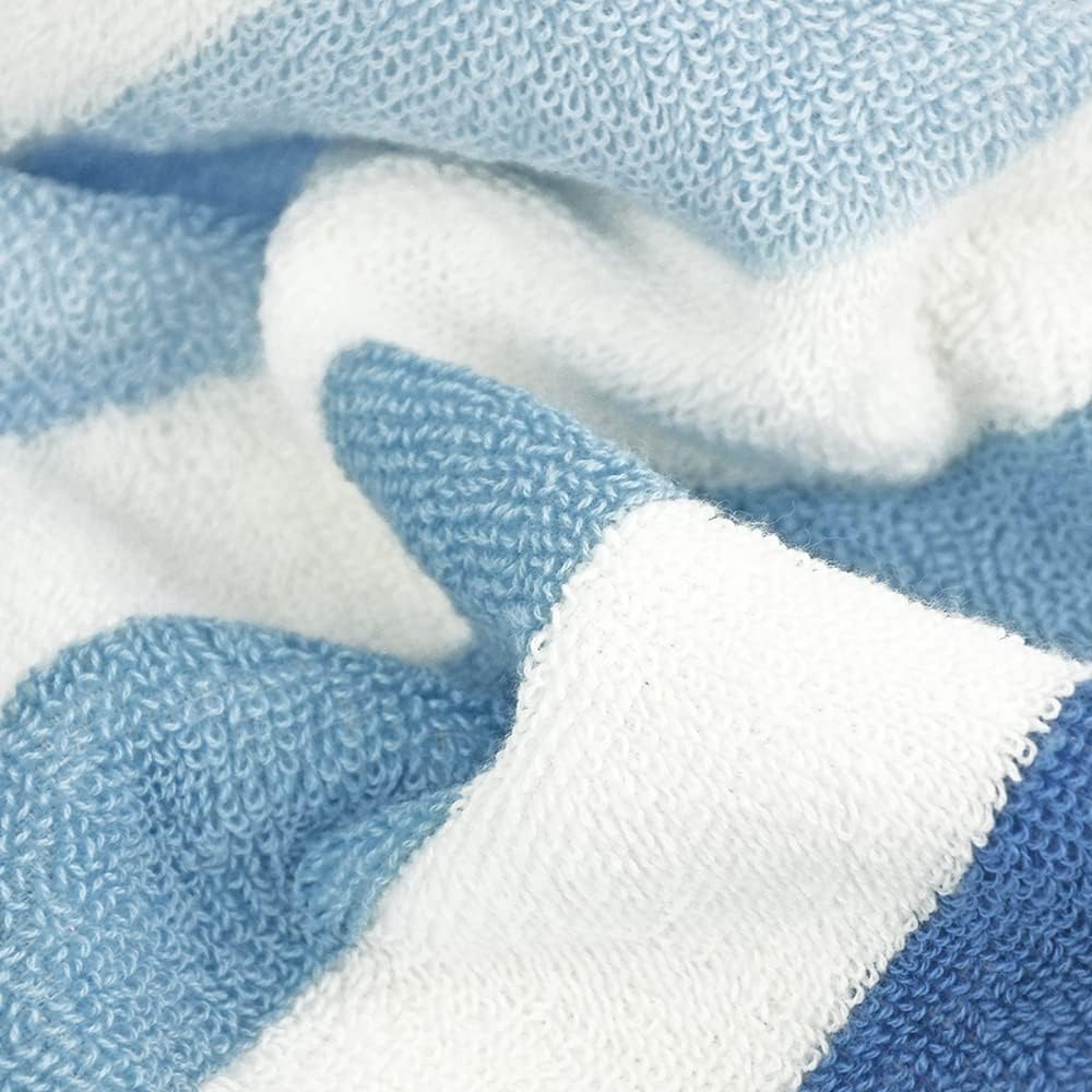 12 Pack Wash Cloths Beach Style 3 Colors  Cotton Washcloths Gentle for Men Women Kids  Durable Wash Rags Large Size 13 '' X 13 ''