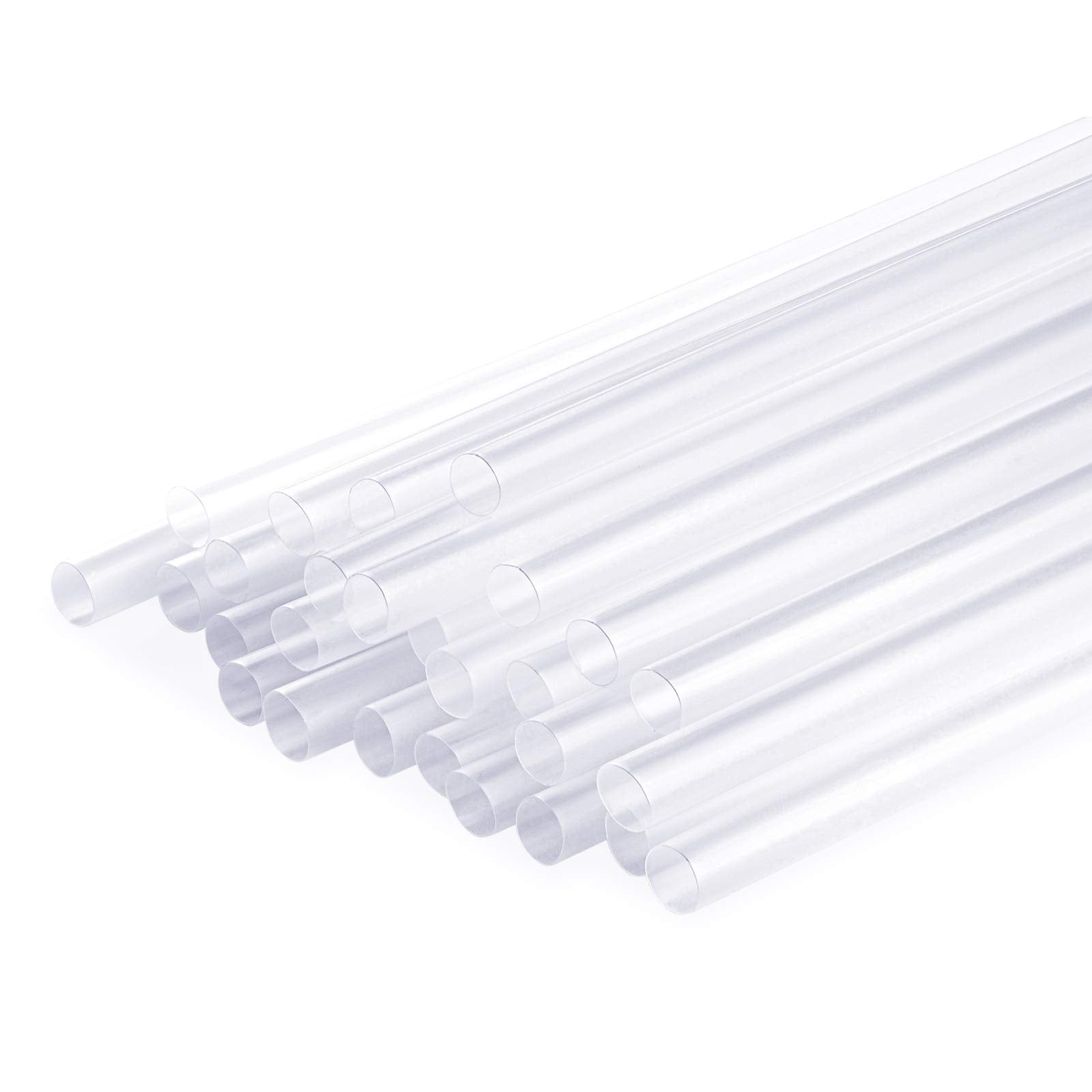 Comfy Package [100 Pack] Jumbo Smoothie Straws, Plastic Boba Straws, Milkshake Straws - Clear
