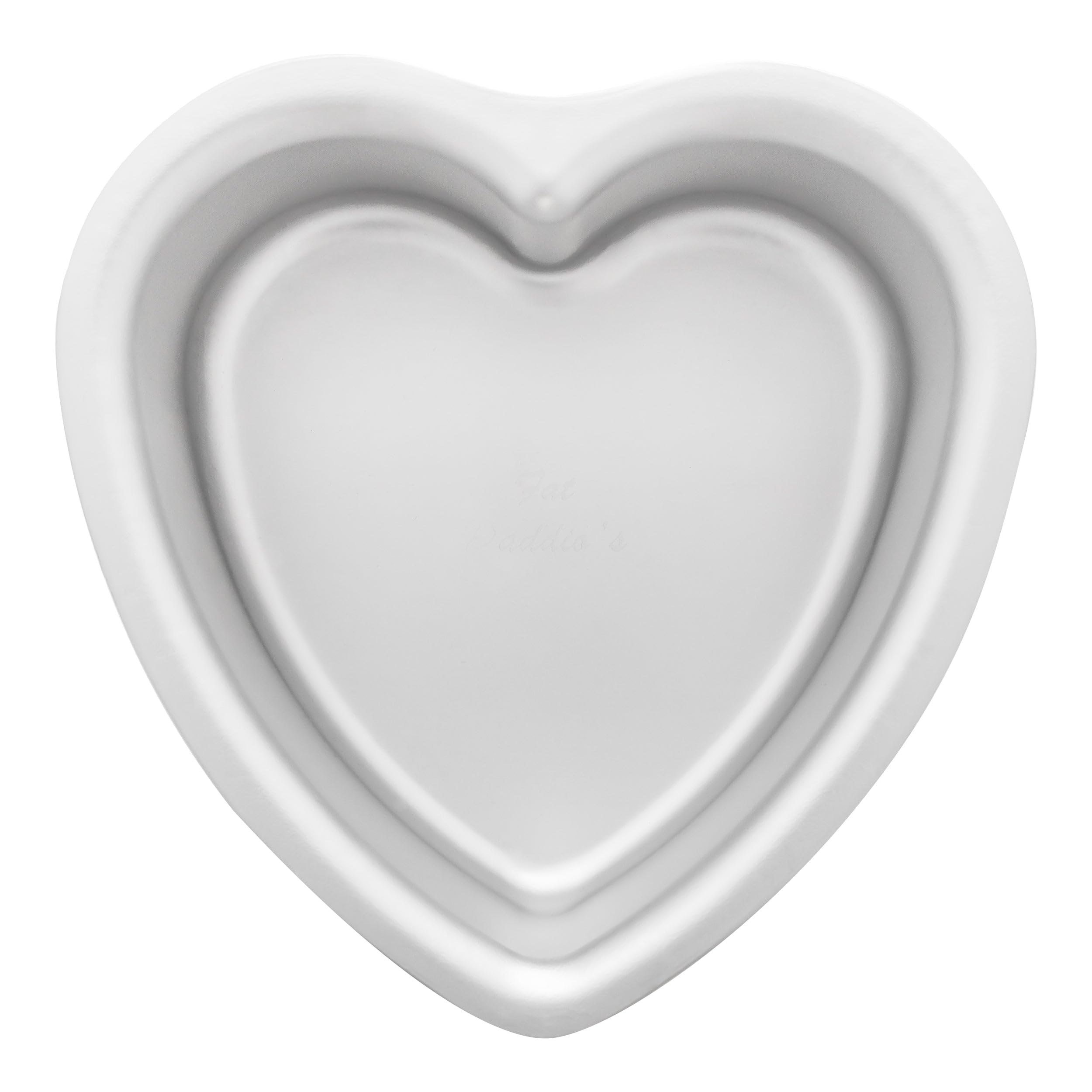 Fat Daddio'S Pht-63 Anodized Aluminum Heart Cake Pan, 6 X 3 Inch