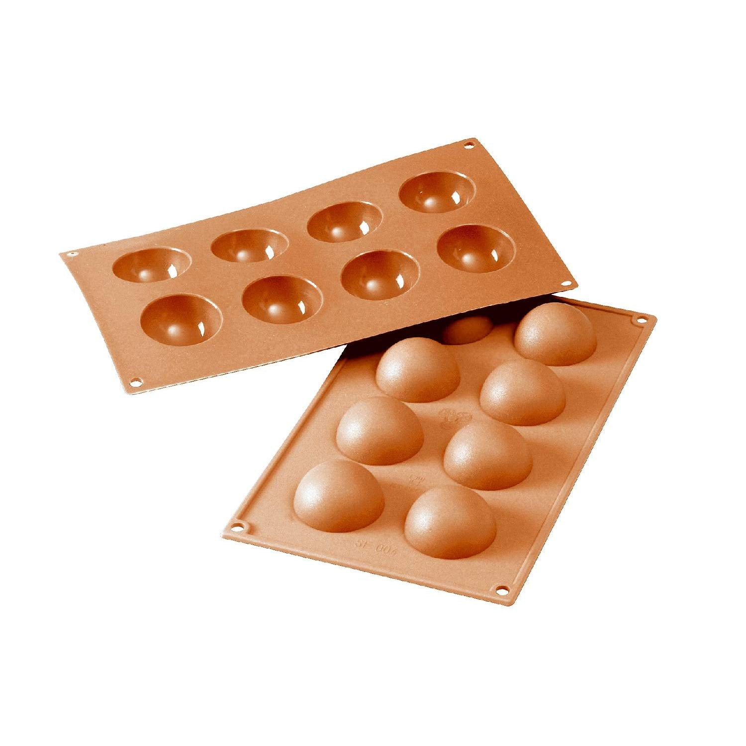 Silikomart Silicone Classic Collection Mold Shapes, SemiSphere, Medium