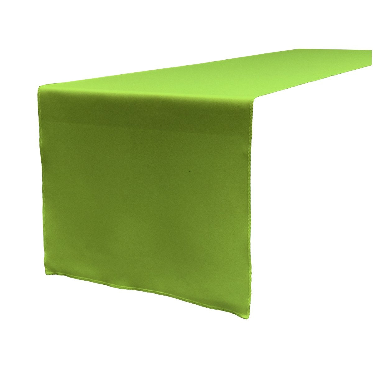 LA Linen Polyester Poplin Table Runner 14  by 108-Inch  Lime