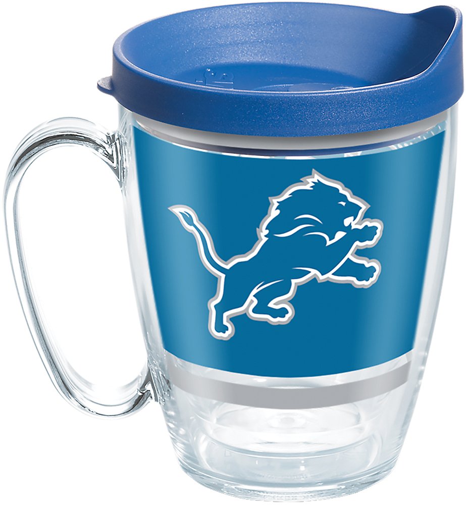 Tervis Made in USA Double Walled NFL Detroit Lions Insulated Tumbler Cup Keeps Drinks Cold & Hot, 16oz Mug, Legend