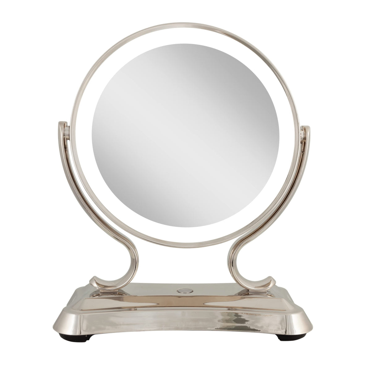 Zadro 12'' Glamour Led Makeup Mirror With Lights And Magnification 5X/1X Touch Control Mirror With Lights For Makeup Desk (Satin