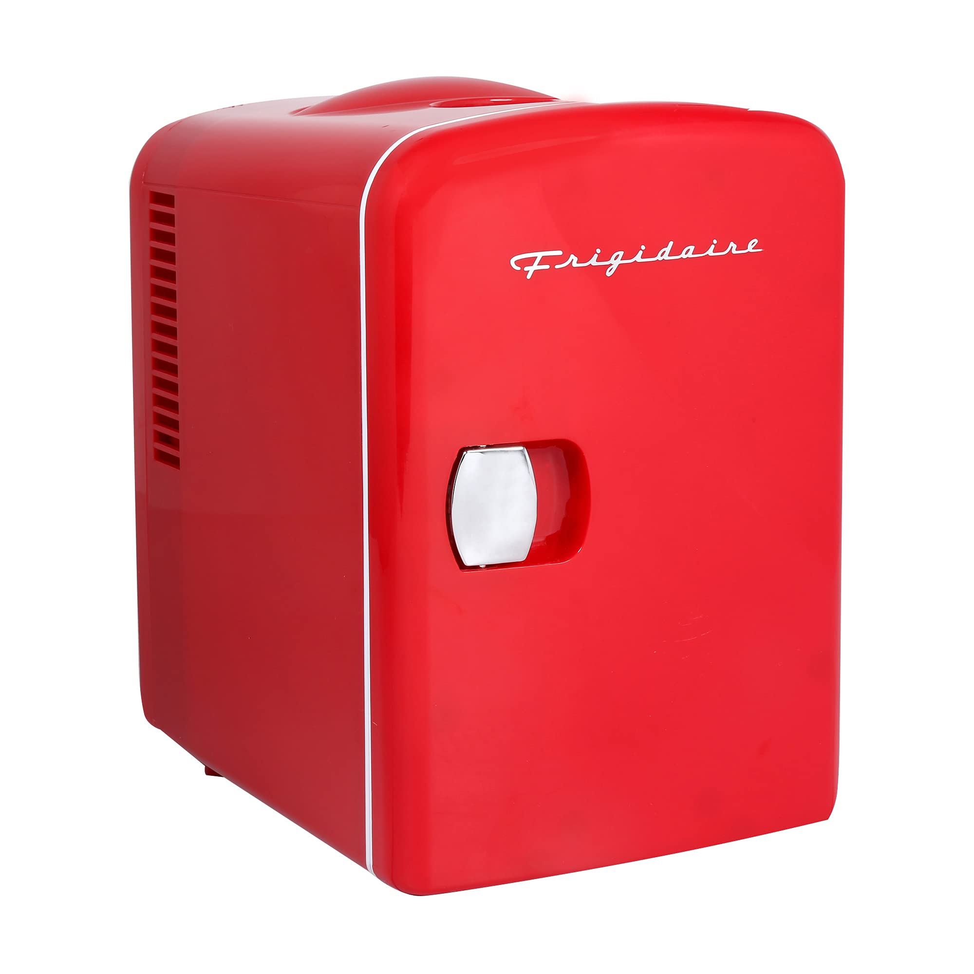 Frigidaire Red Efmis149_Amz Mini Portable Compact Personal Fridge Cooler, 4 Liter Capacity Chills Six 12 Oz Cans, 100% Freon-Fre