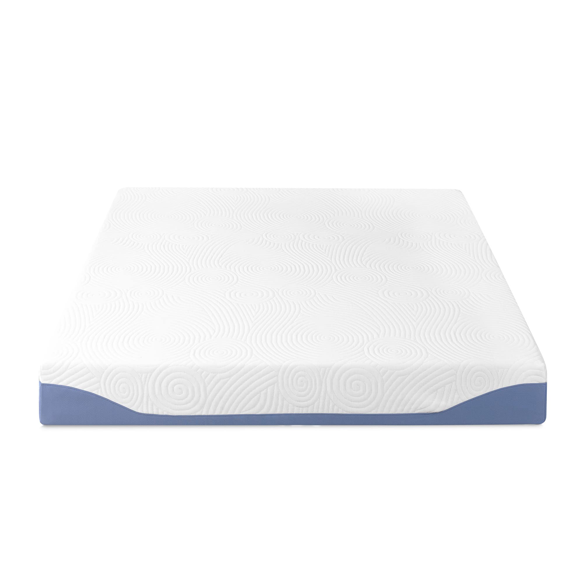 Mellow 8 Inch Cooling Gel-Infused Memory Foam Bed Mattress, Medium Firm Sleep And Breathable Fabric Cover, Queen, Mattress In A