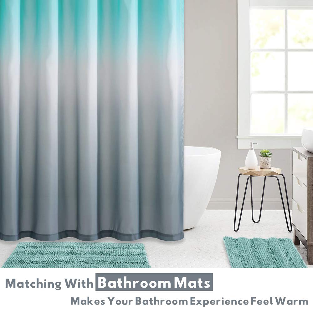 Kgorge Waterproof Shower Curtain Liner - Boho Gradient Color Shower Curtains Water Proof For Bathroom Tub Camper Backdrop Loft,