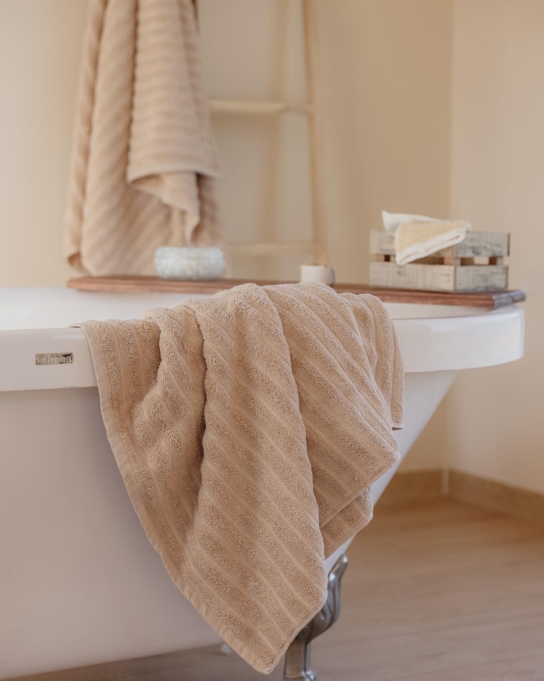 Classic Turkish Towels Ctt Luxury 6 Piece Towel Set, 100% Turkish Cotton, Quick Drying, Highly Absorbent & Comfy, Includes 2 Bat