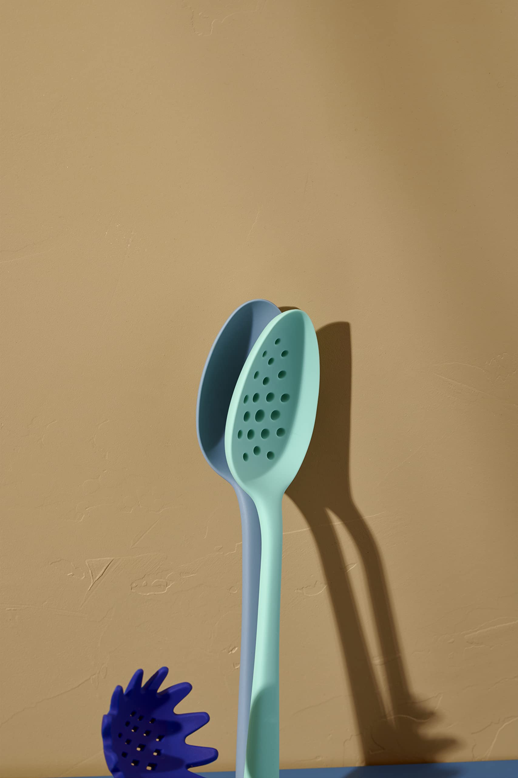 Gir: Get It Right | Heat-Resistant Up To 550  F | Seamless, Nonstick Perforated Kitchen Spoons For Mixing, Cooking, And Stirring