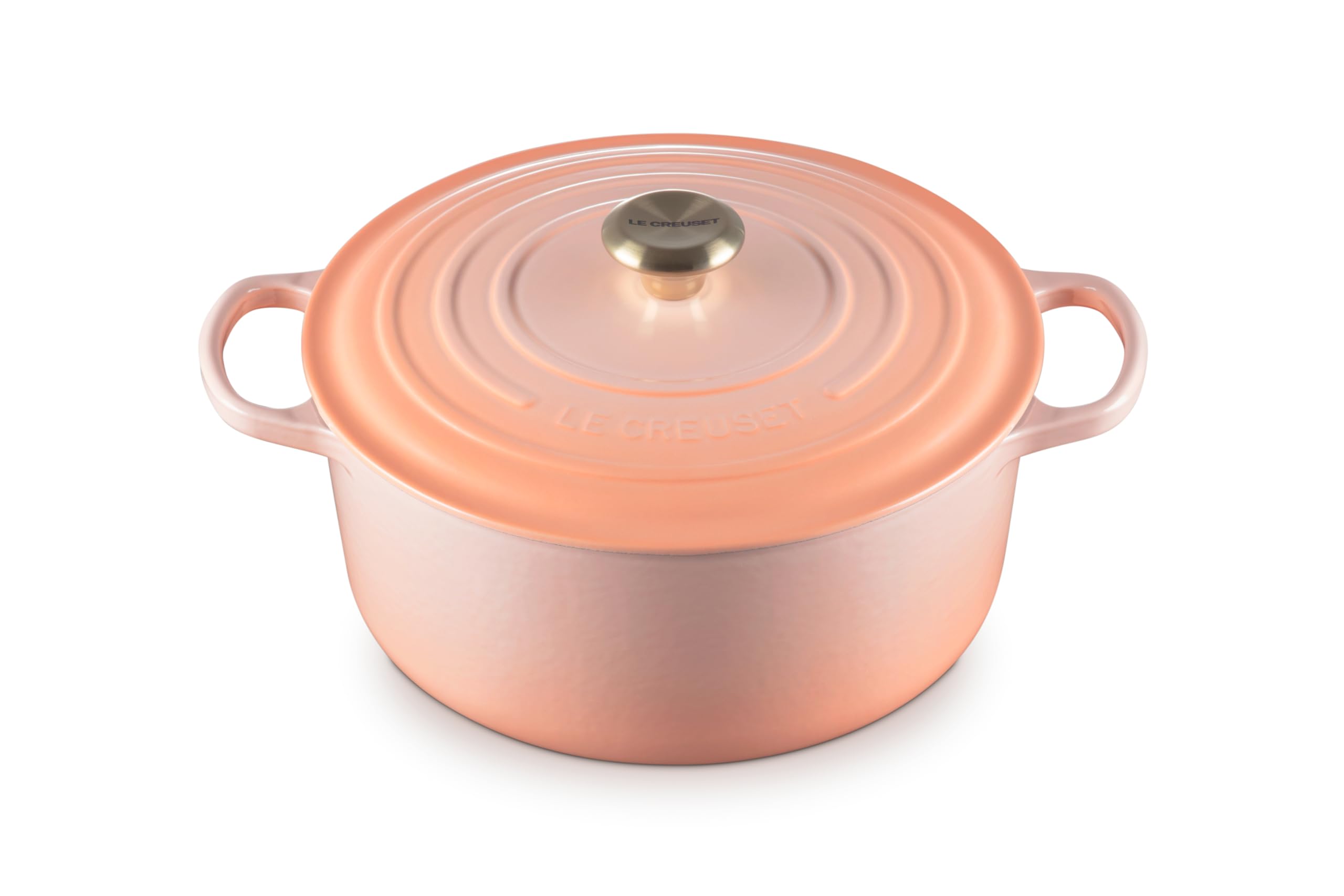 Le Creuset Signature Round Dutch Oven, 7.25Qt., Peche