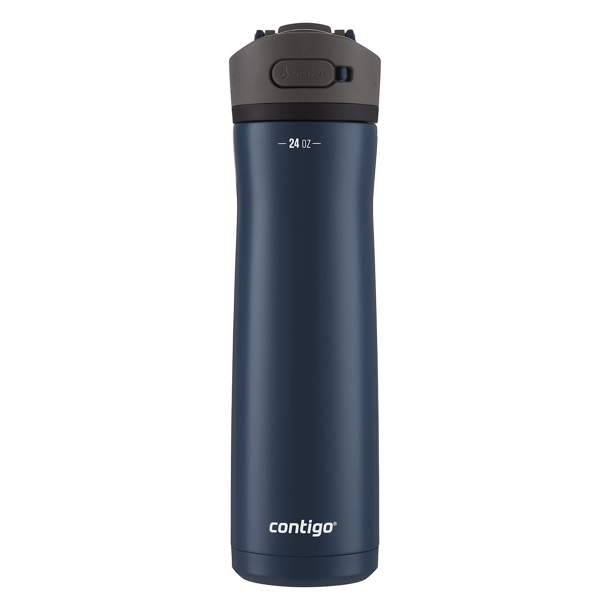 Contigo Ashland Chill 24Oz Stainless Steel Water Bottle With Leakproof Lid & Straw, Smart Temperature Technology Keeps Beverages