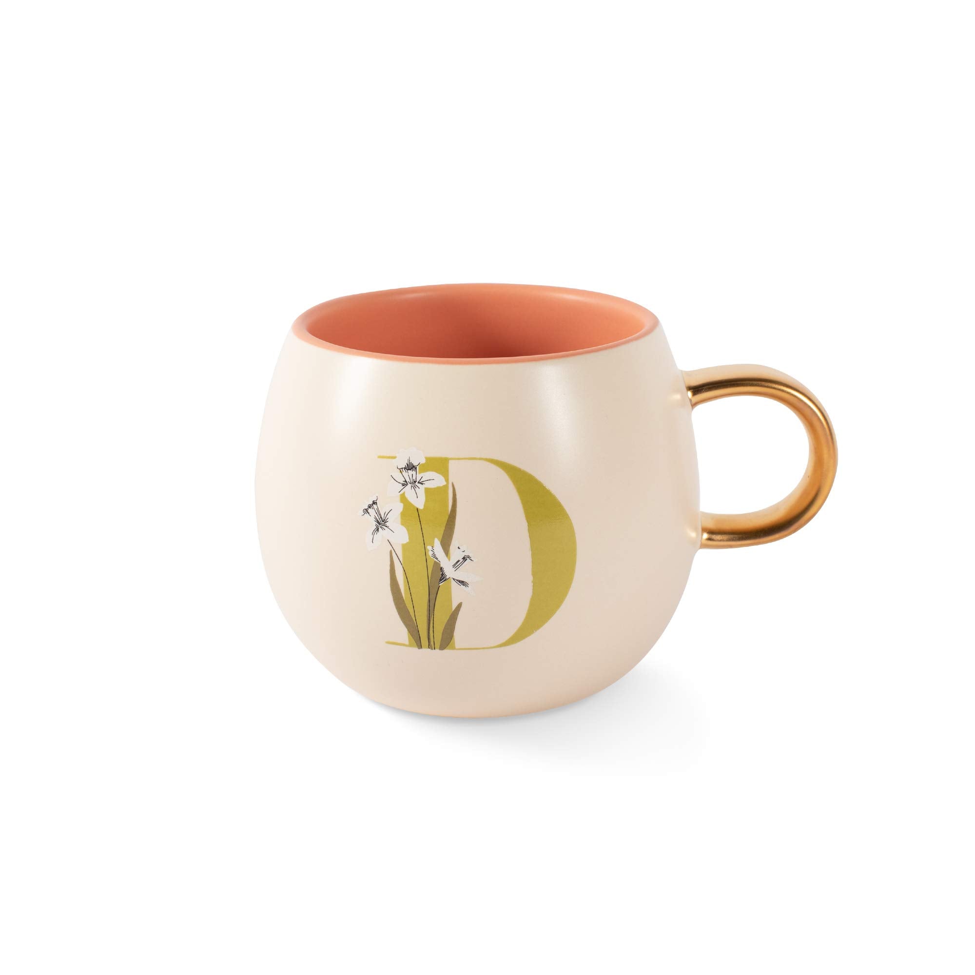 Fringe Studio Floral D Organic Round Mug (428035) 14 fl oz