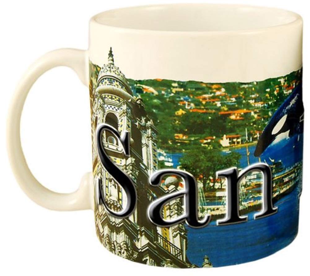 Americaware - City Of San Diego Souvenir Ceramic Coffee Mug / Cup - 18Oz
