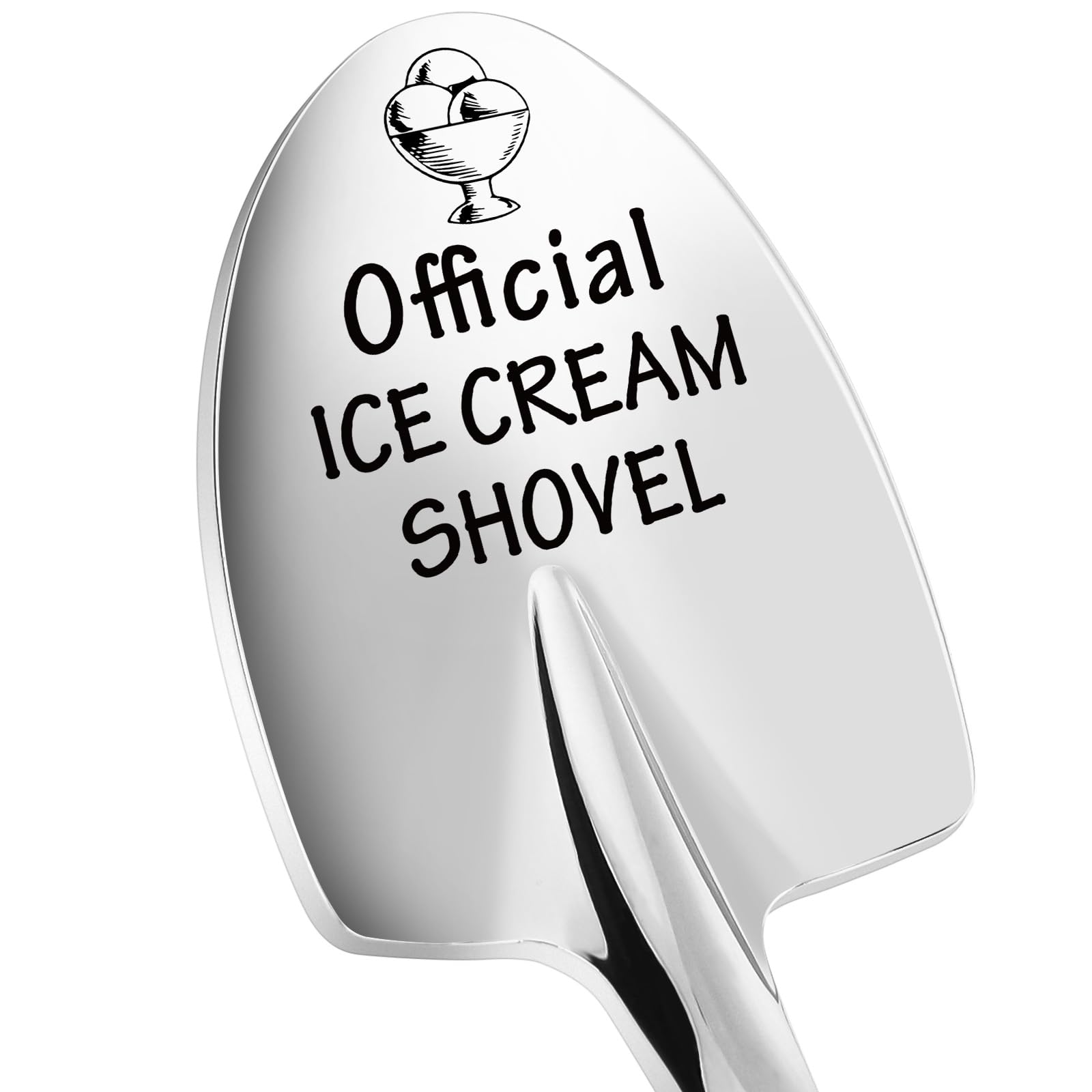Ice Cream Lovers Engraved Spoon Birthday Easter Gifts for Women Friends Sister Brother Daughter Son, Valentines Gifts for Couple