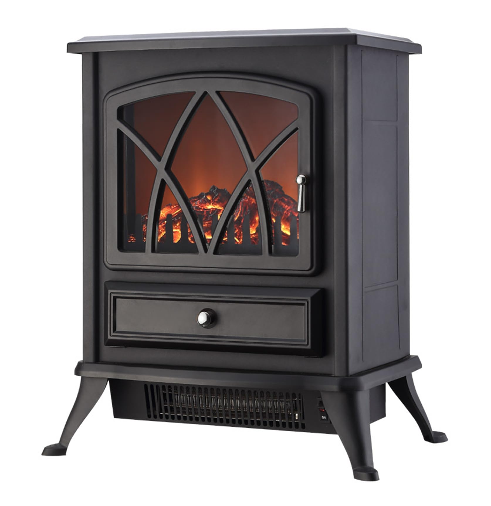 Comfort Glow Es4215 Ashton Electric Stove Black, Length: 11.5In, Width: 16.5In, Height: 23In